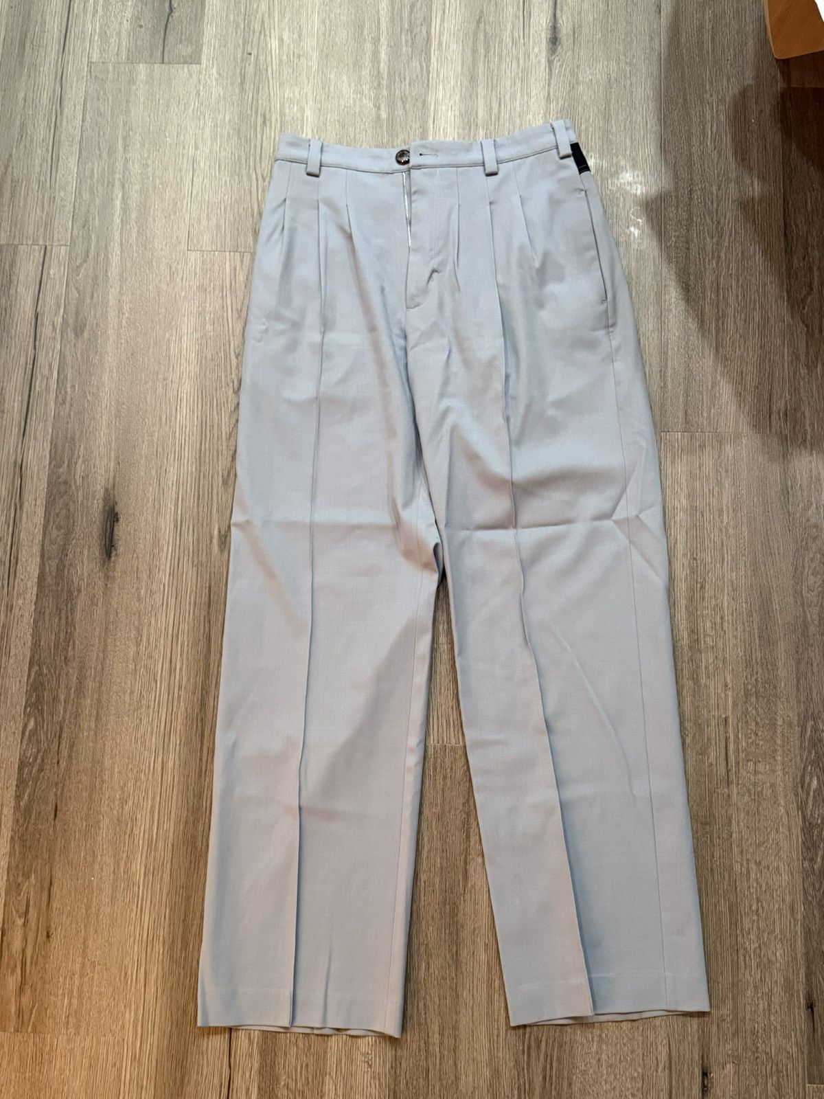 Kiko Kostadinov Kiko Kostadinov Blue Kreuk Trousers Size US 29 - 1 Thumbnail