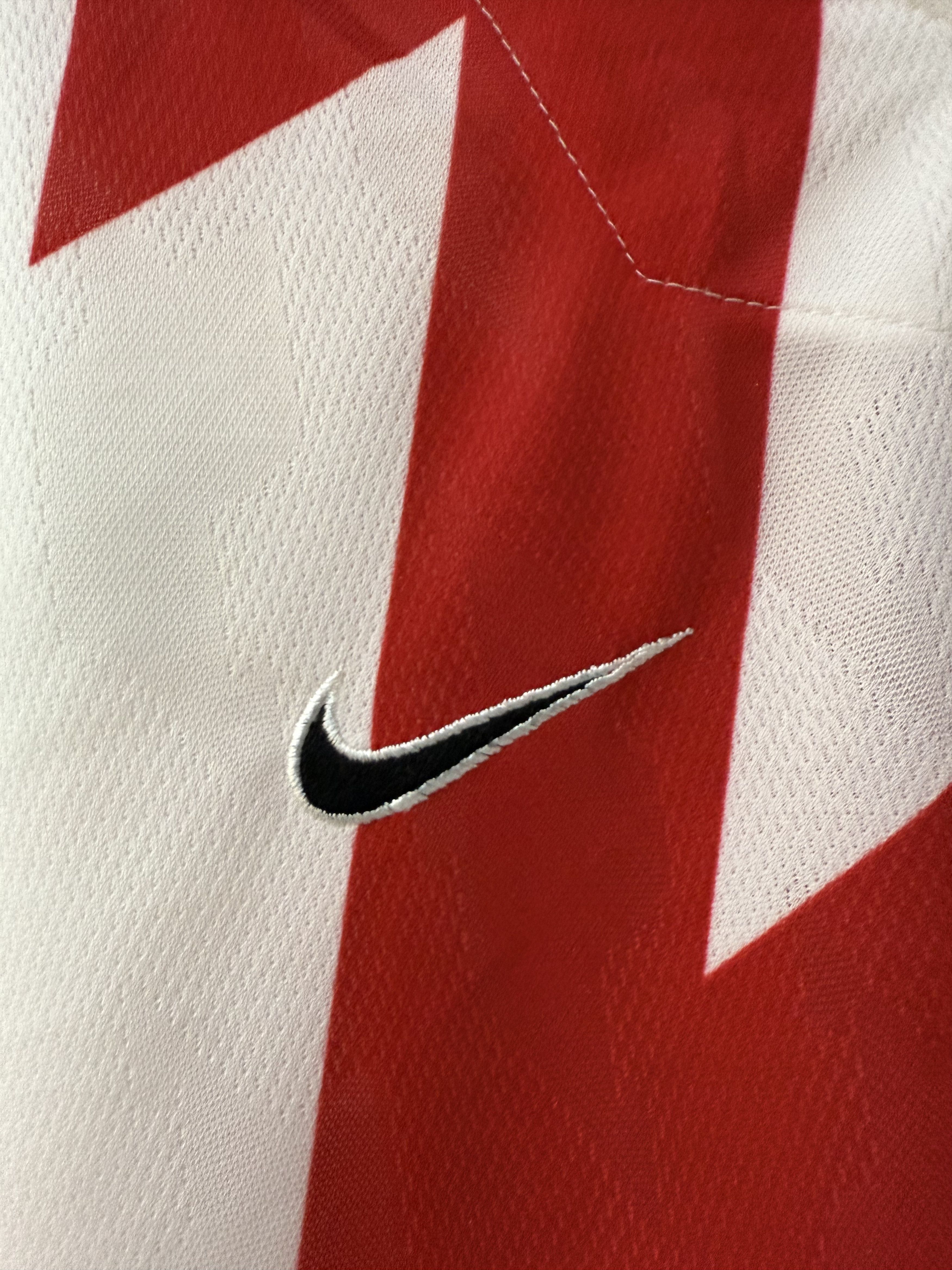 Nike Nike 'Sabah' template football jersey 1995 Lightning Red - M Size US M / EU 48-50 / 2 - 3 Thumbnail