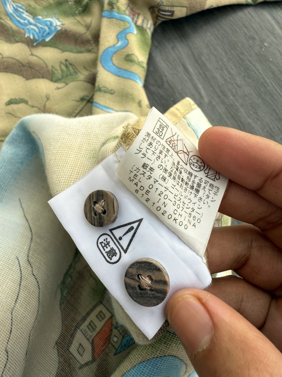 The North Face Vintage THE NORTH FACE "White Label" Fullprint Open Collar Size US M / EU 48-50 / 2 - 11 Thumbnail