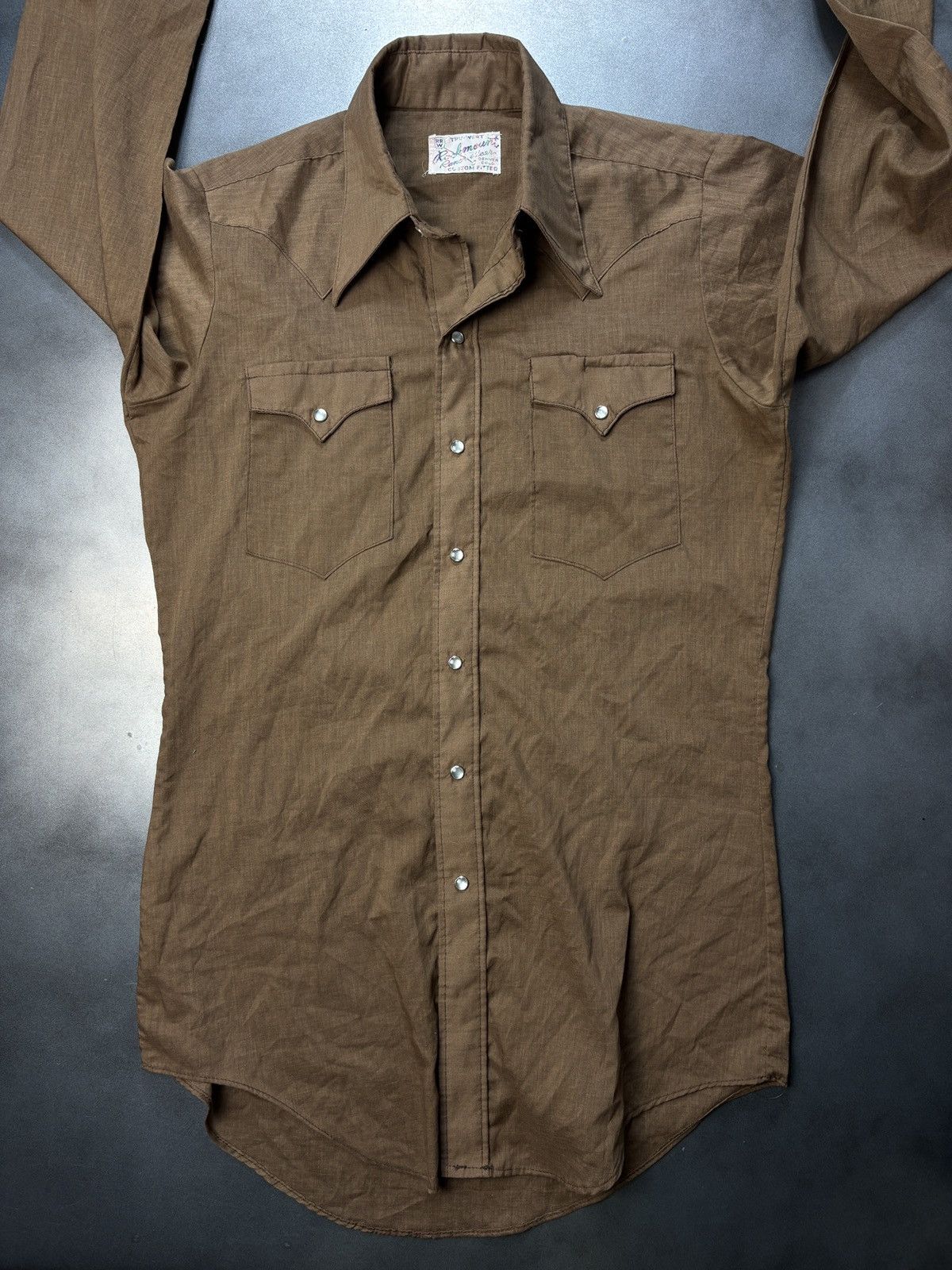 Cowboy Equipment × Rockmount Ranch Wear × Vintage 1960s Western Shirt Vintage Rockmount Ranchwear Snap Button Size US S / EU 44-46 / 1 - 6 Thumbnail