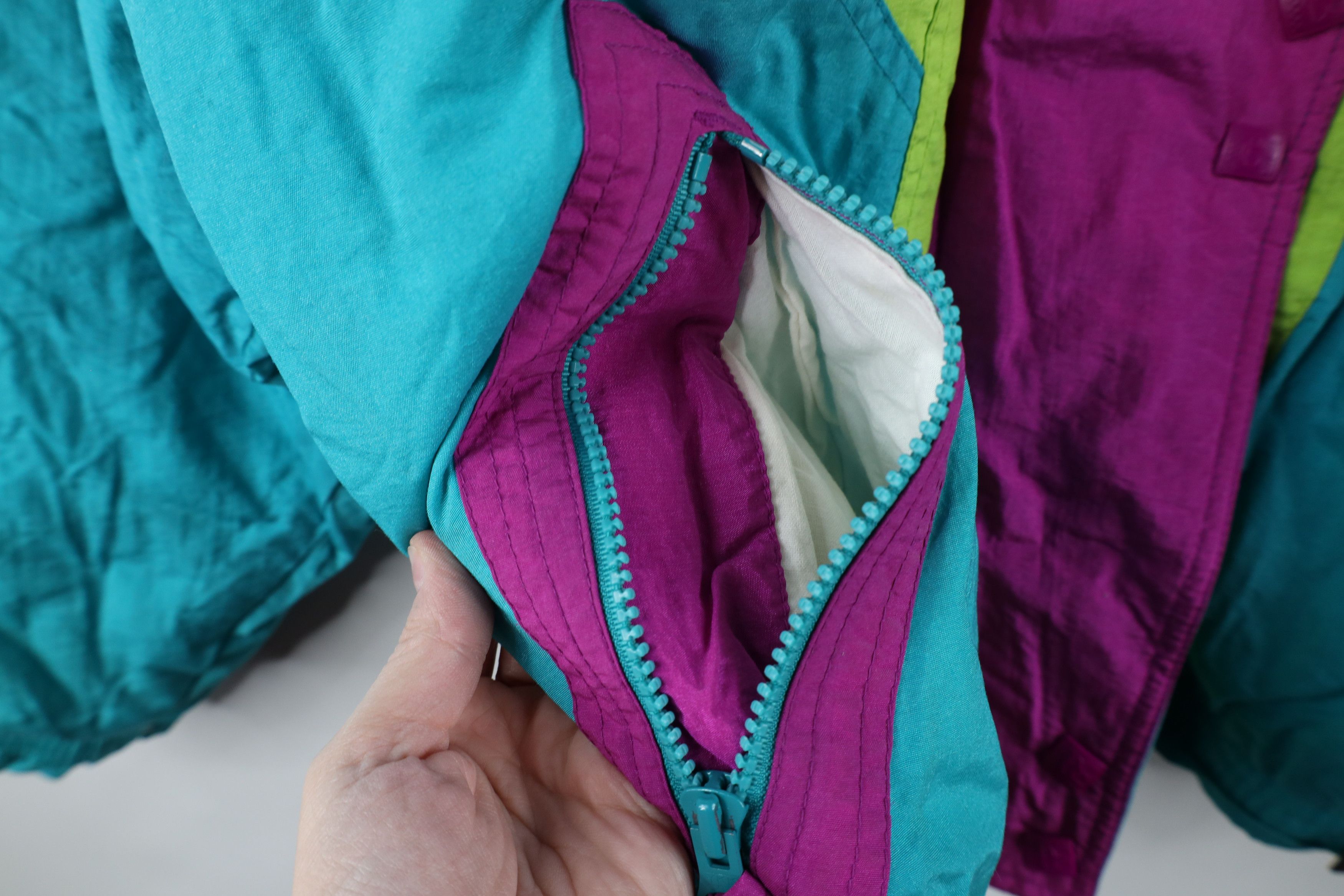 Helly Hansen × Vintage Vintage 90s Helly Hansen Ski Snowboard Puffer Jacket Neon Size XL / US 12-14 / IT 48-50 - 4 Thumbnail