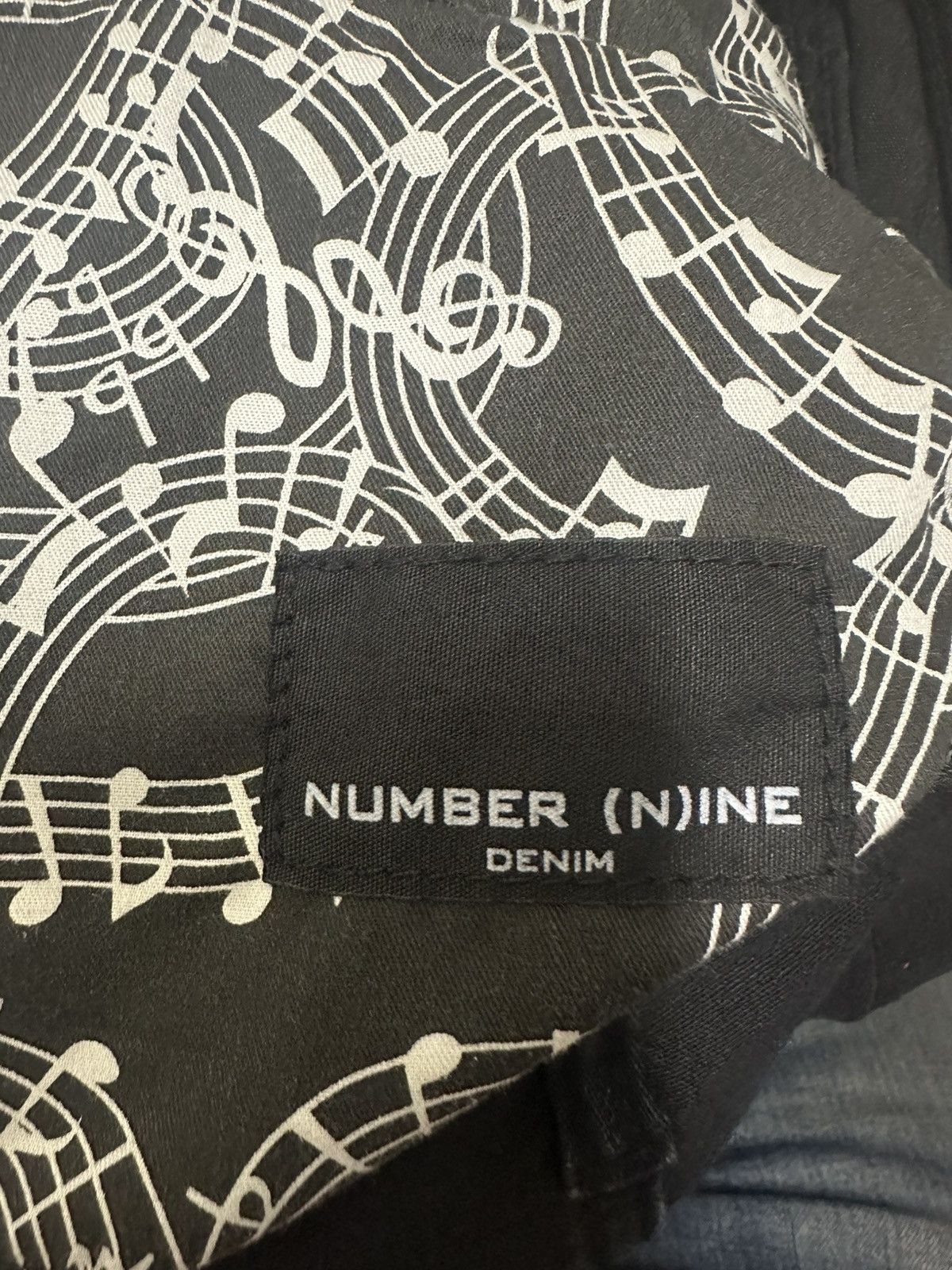 Number (N)ine Number (N)ine Painted Distress Denim Pants Size US 29 - 17 Thumbnail