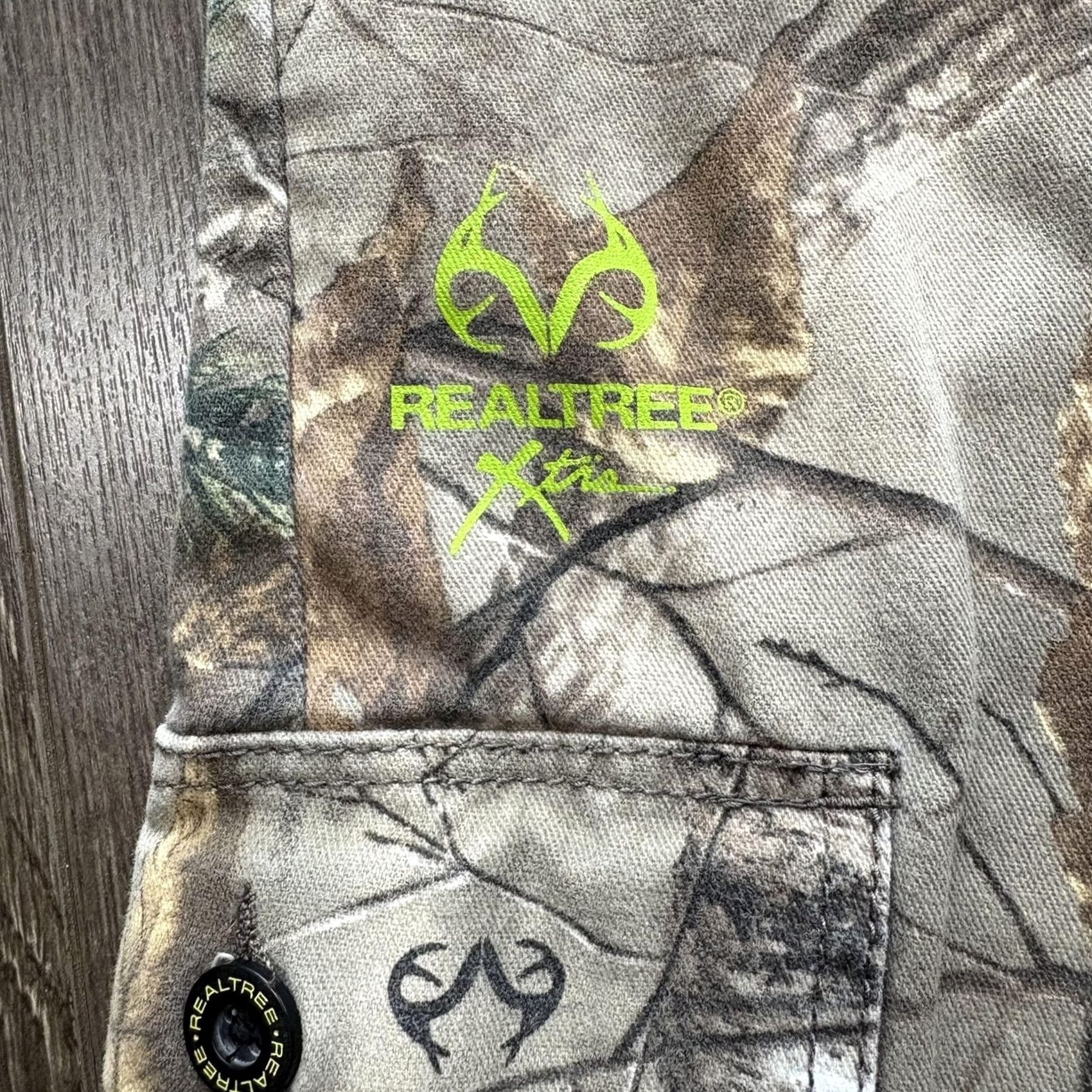 Realtree Vintage Realtree Camo Camouflage Cargo Pants 28x28 Brown Twill Hunting Pockets Size 28" / US 6 / IT 42 - 3 Thumbnail