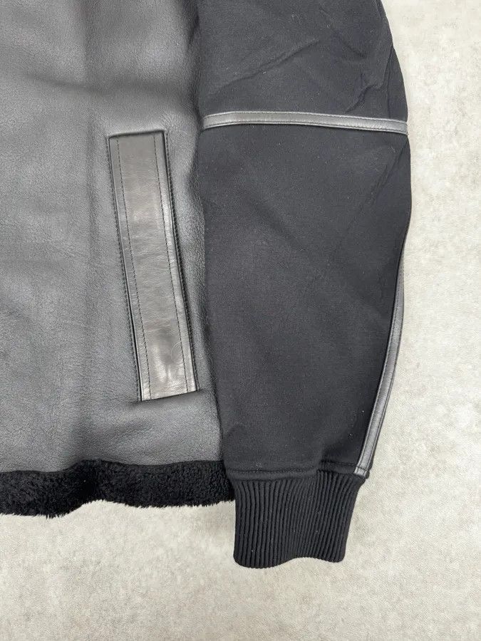 Givenchy AW2015 Givenchy Black Shearling Collar Leather Jacket by Riccardo Tisci Size US L / EU 52-54 / 3 - 11 Thumbnail