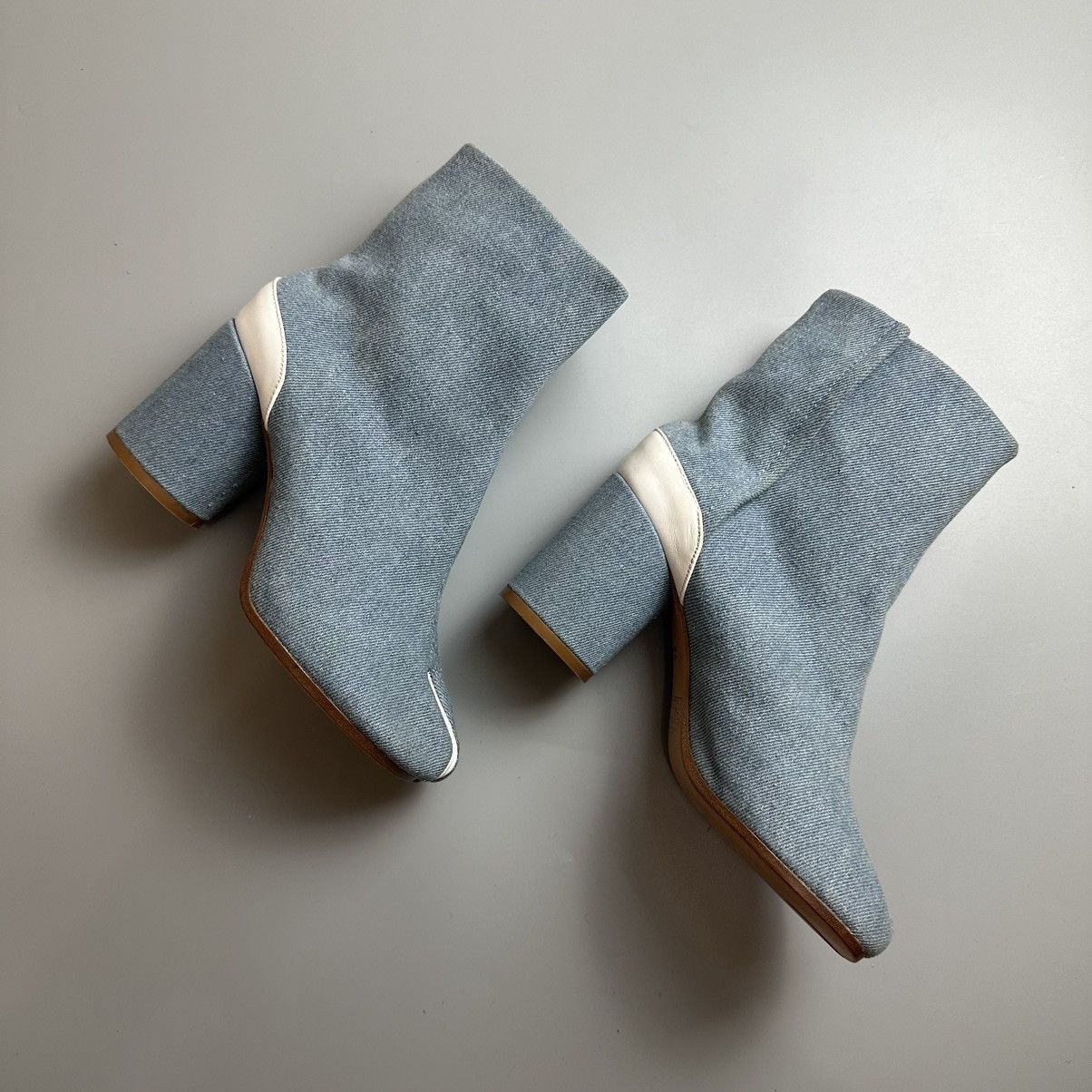 margiela denim boots