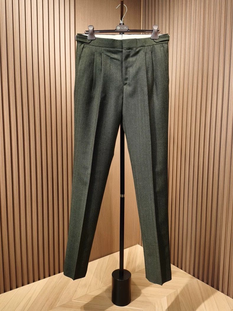 Loro Piana LORO PIANA Pleated trousers Size US 38 / EU 54 - 1 Thumbnail