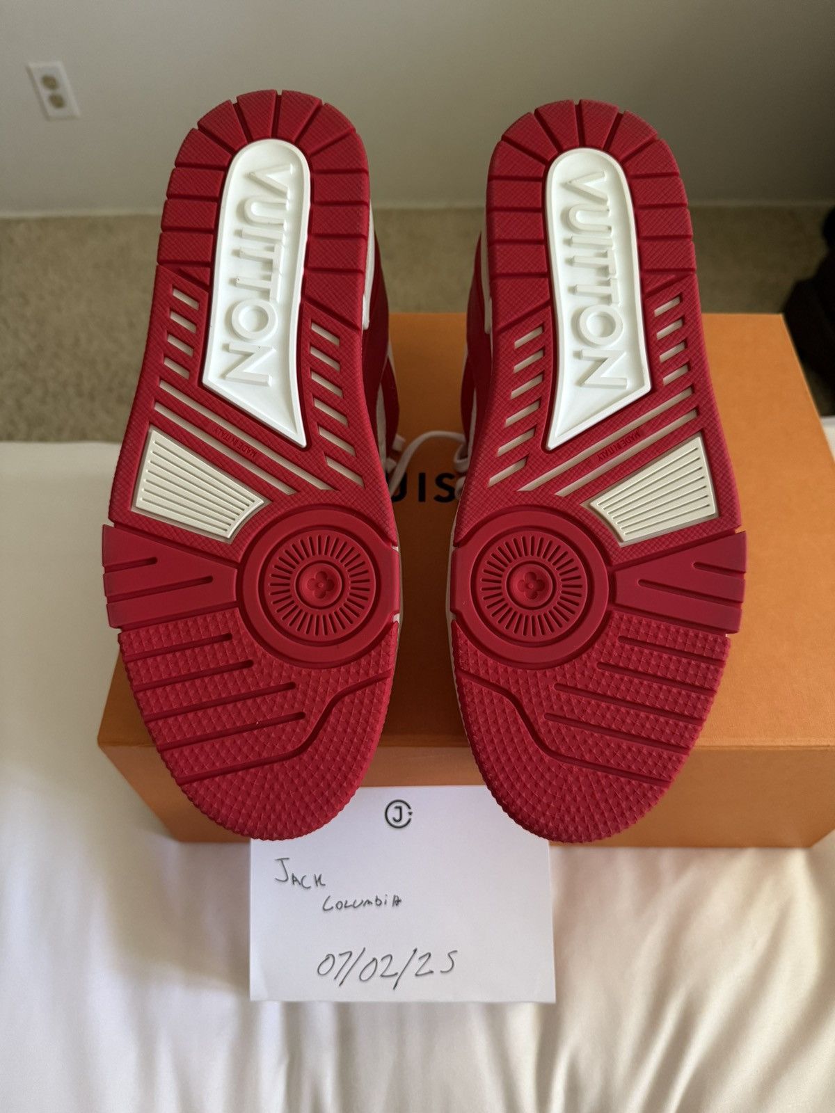 Louis Vuitton Louis Vuitton Trainer (Red) Size US 9.5 / EU 42-43 - 5 Thumbnail