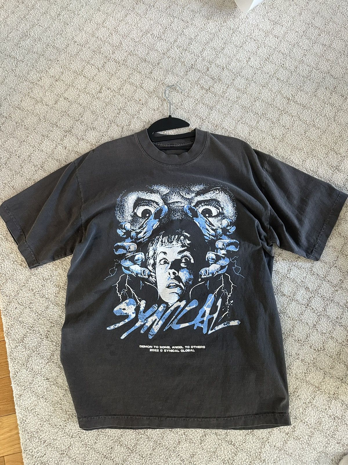 SYNICAL Synical Faded Grey Graphic Tee Size US M / EU 48-50 / 2 - 1 Thumbnail