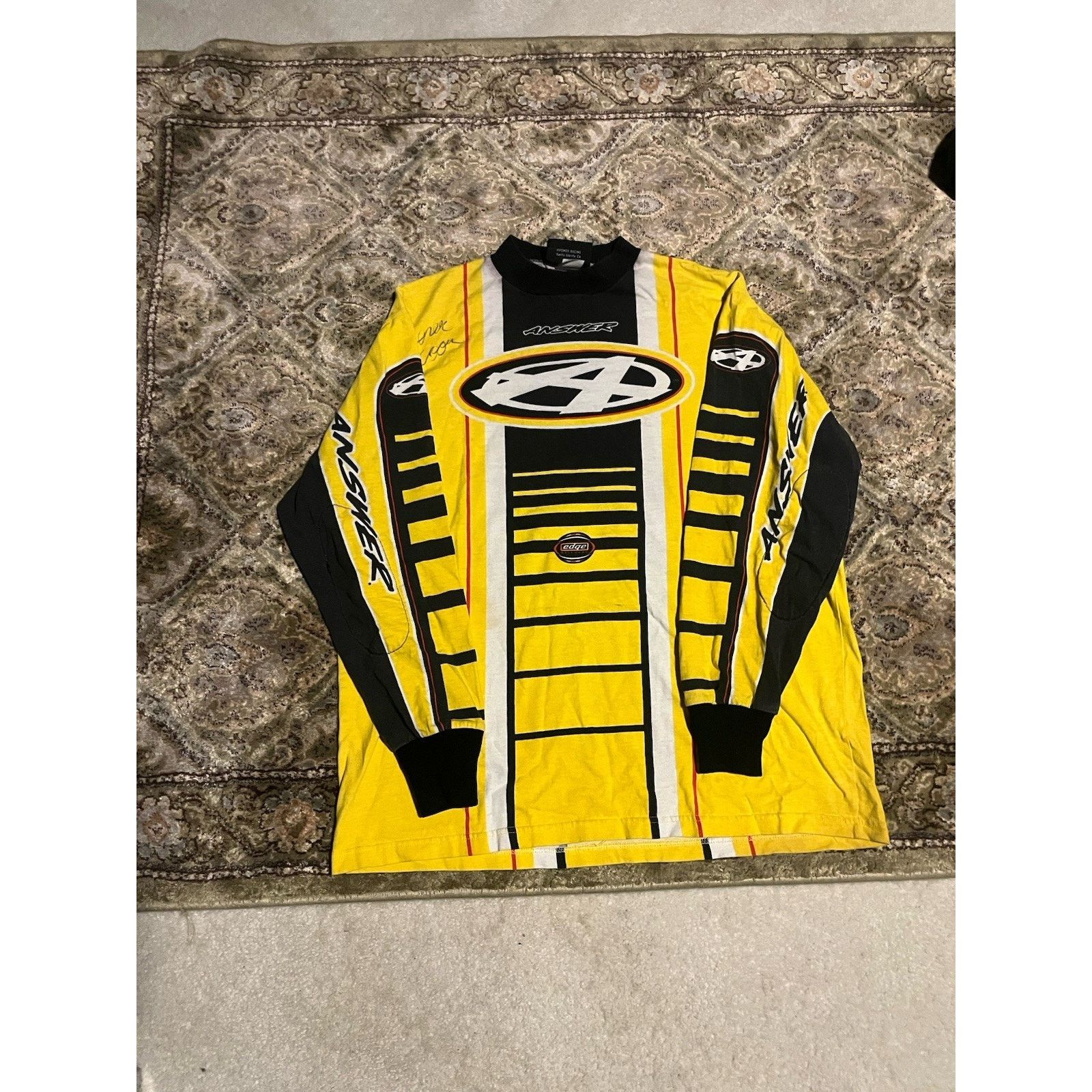 Other Vintage 90's Motorcross Answer Racing Yellow LS Mens M Size US M / EU 48-50 / 2 - 2 Thumbnail