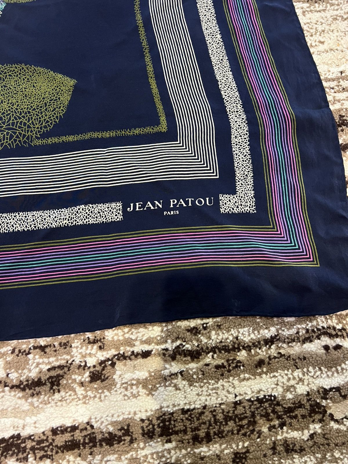 Jean Paul Gaultier Jean Patou Paris vintage silk scarf Size ONE SIZE - 4 Thumbnail