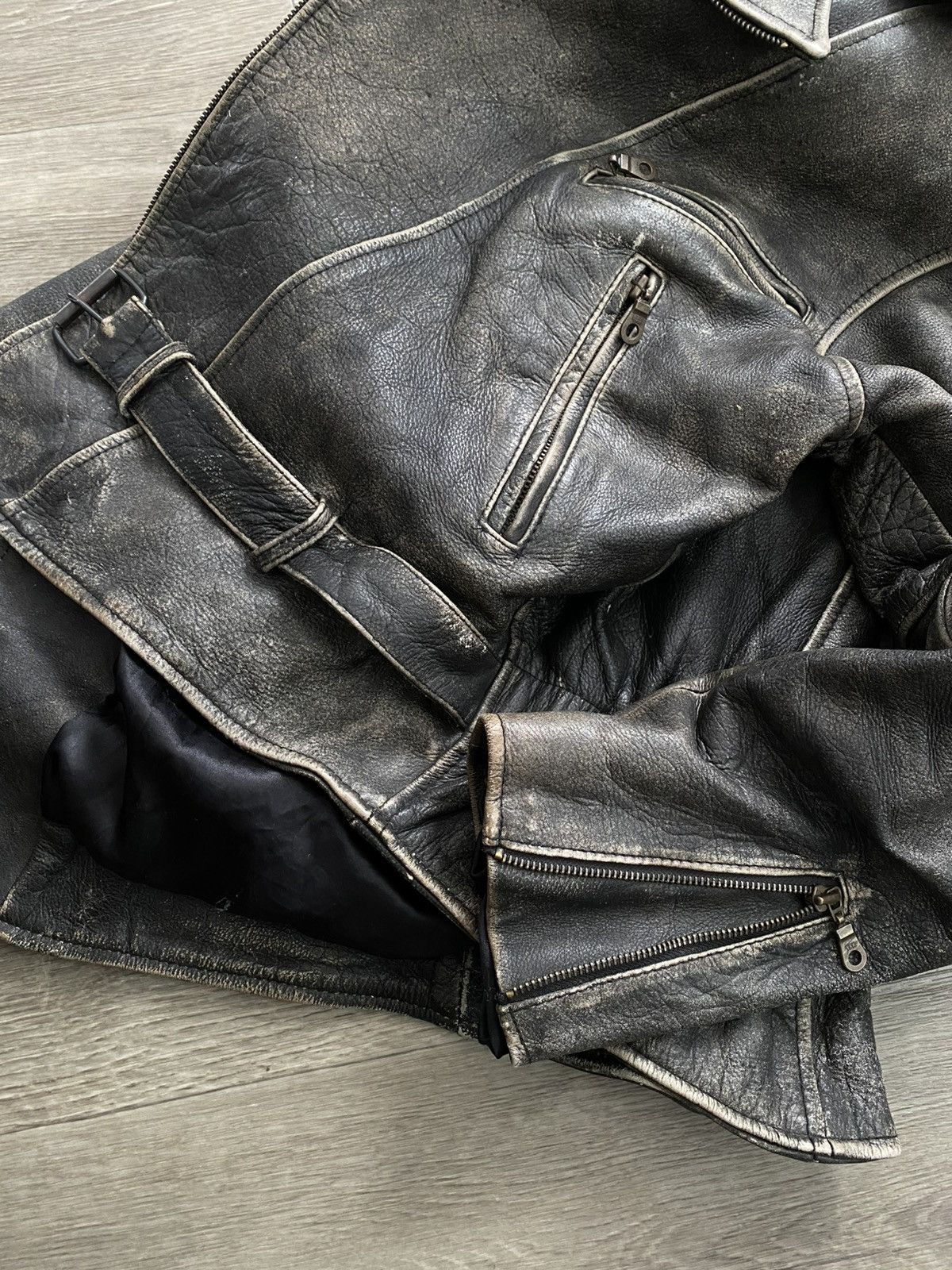 Japanese Brand × Vintage 🫧Vintage leather jacket Y2K Size US L / EU 52-54 / 3 - 14 Thumbnail