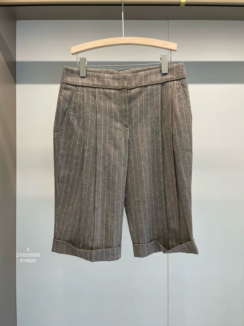 Brunello Cucinelli Brunello Cucinelli Wool Casual Shorts - dmc Size US 38 / EU 54 - 1 Thumbnail