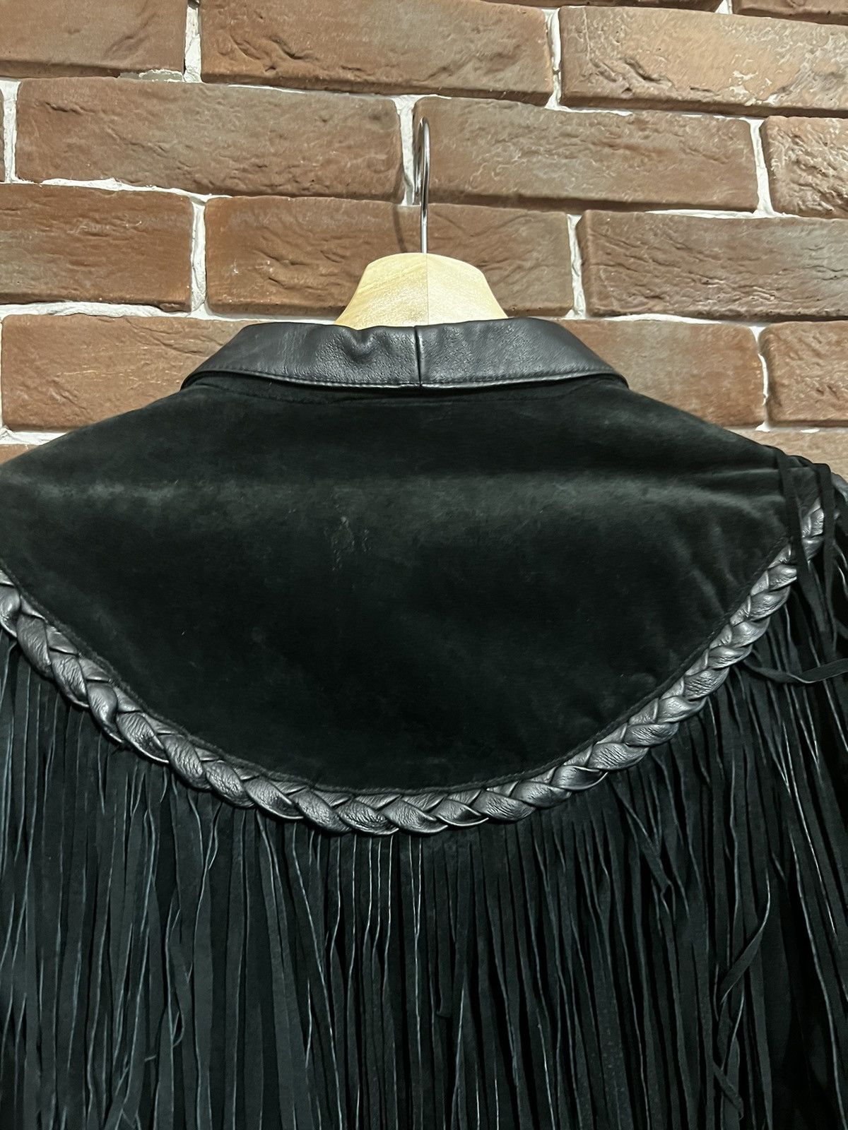 Vintage Vintage Suede Fringe Cowboy Western Leather Jacket Hype Rare Size M / US 6-8 / IT 42-44 - 5 Thumbnail