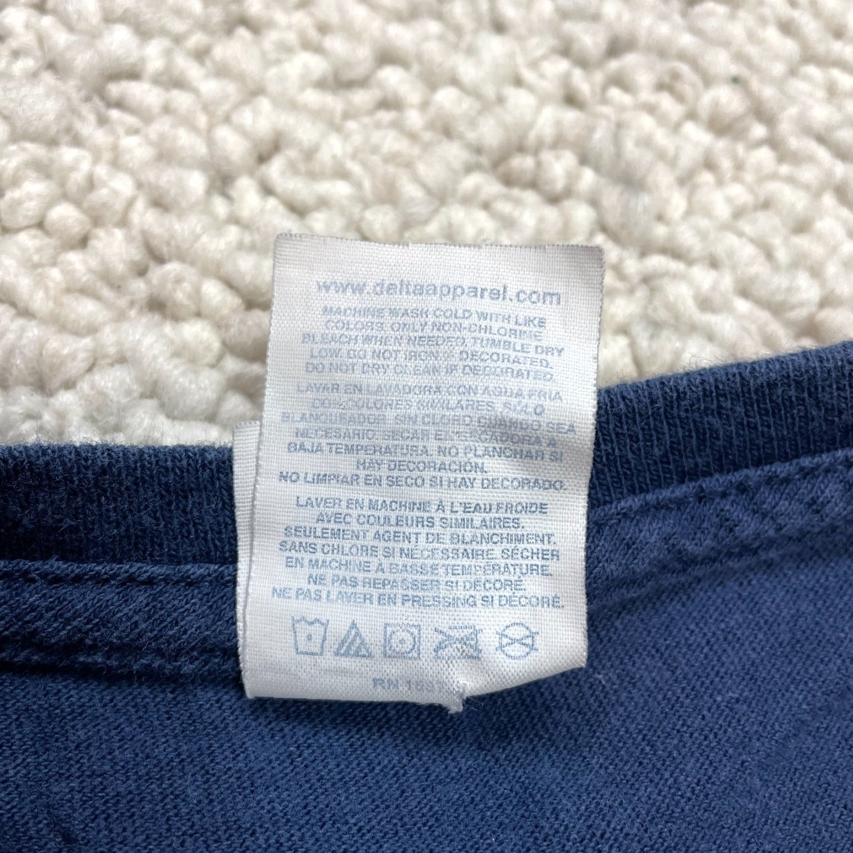 Delta Delta Shirt Mens 2XL Blue Florida Graphic Tee Short Sleeve Cotton Jersey Crew Neck Regular Fit Size US XXL / EU 58 / 5 - 3 Thumbnail