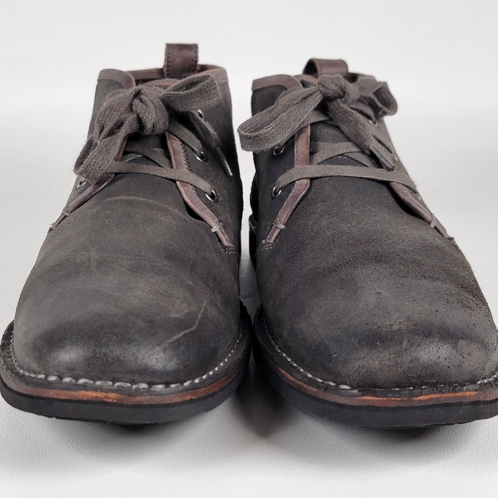 John Varvatos John Varvatos Star USA Hipster Chukka Boots Grey Leather Size 11 M Mens Size US 11 / EU 44 - 3 Thumbnail
