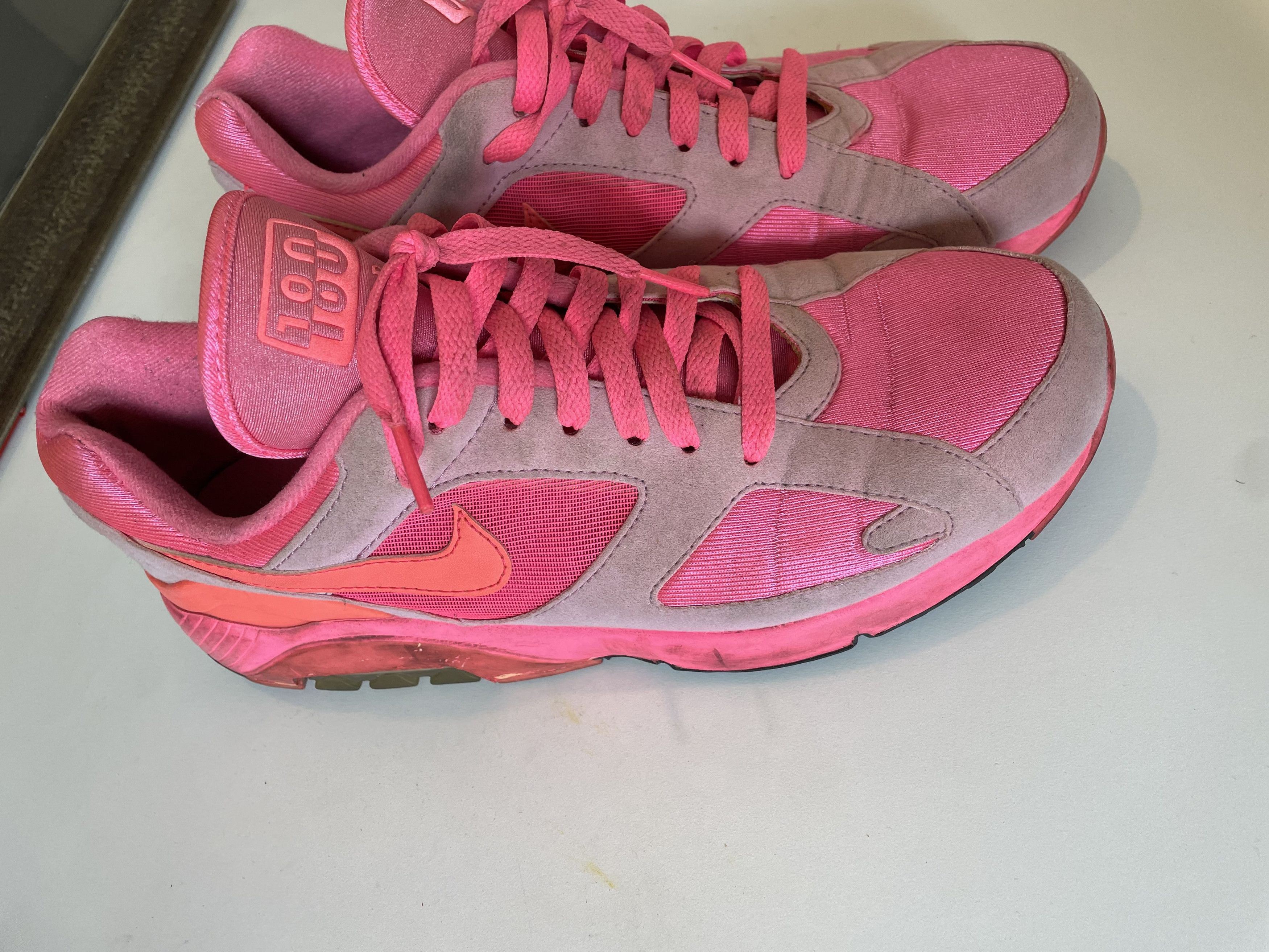 Comme des Garcons × Nike CDG x Nike 180 Pink Sneakers Size US 9 / EU 42 - 2 Thumbnail