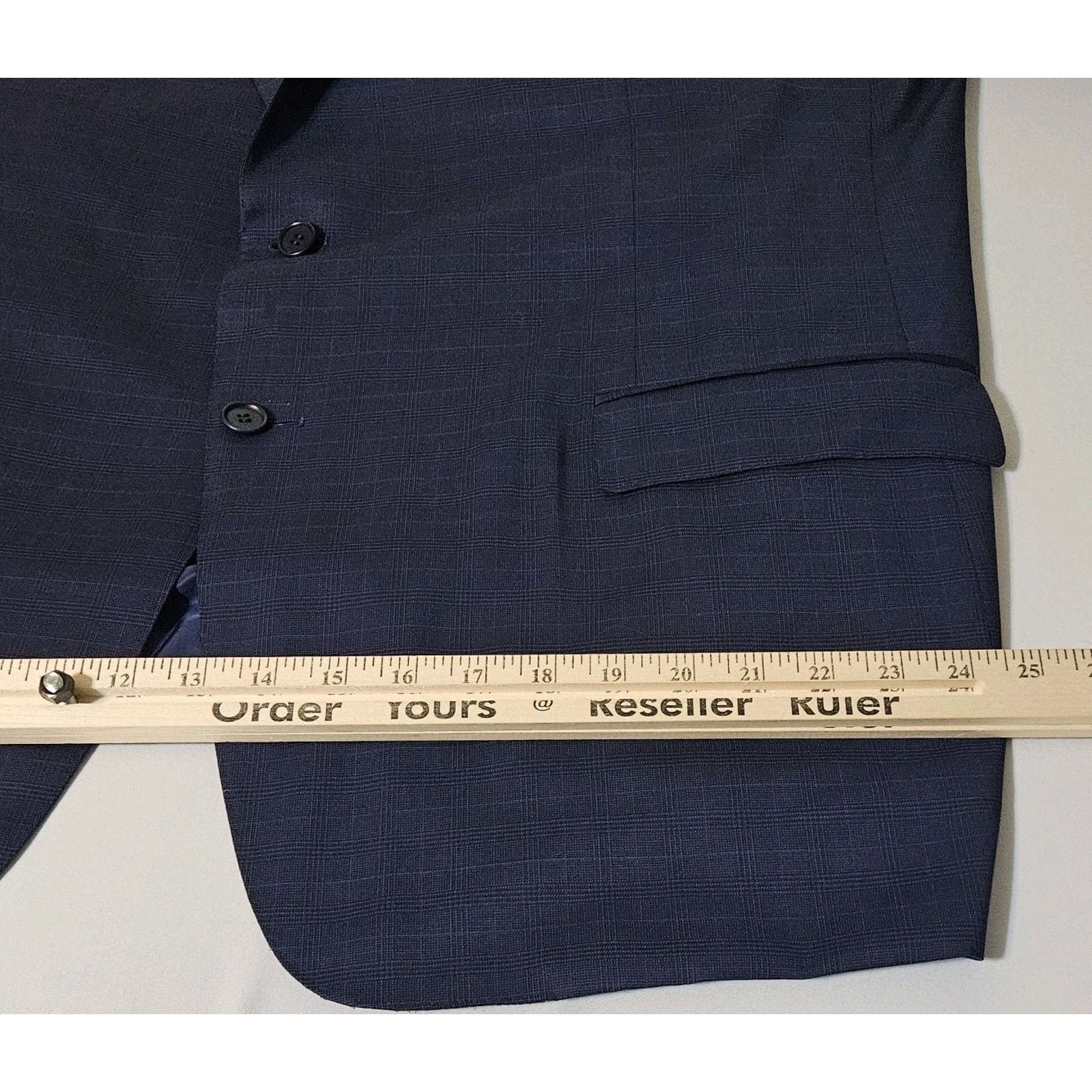 Canali Canali Blazer Men’s 50 Wool Made In Italy Sport Coat Blue Size 50R - 7 Thumbnail