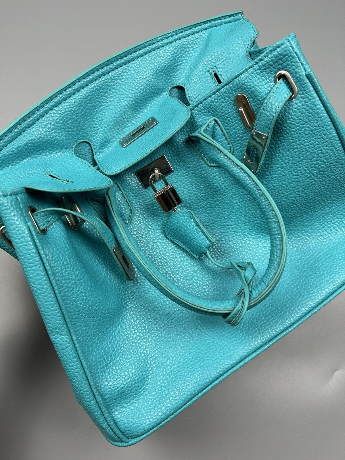 Japanese Brand × Leather Hermes Birkin Inspired Reine Amour Leather Bag Size ONE SIZE - 14 Thumbnail