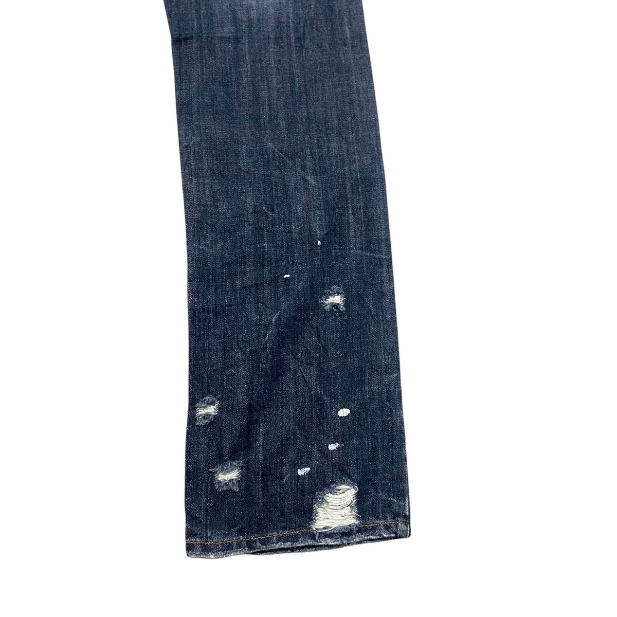 Japanese Brand MIDAS Hole Distressed Denim Jeans Studded Size US 29 - 16 Thumbnail