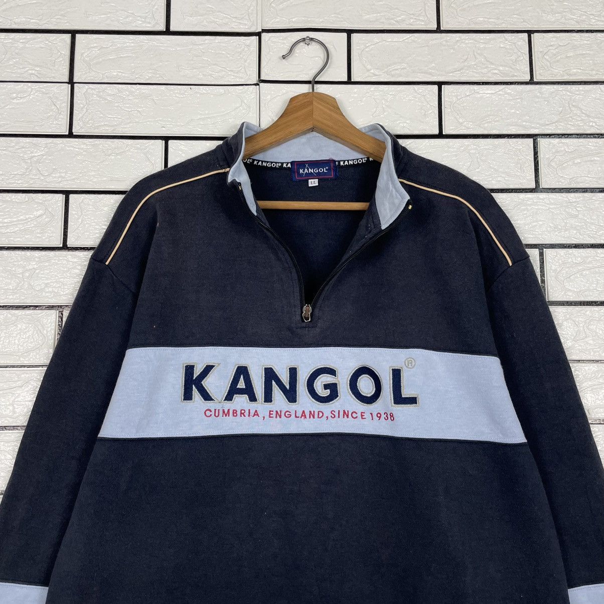 Kangol Kangol Color Block Sweatshirt Size US L / EU 52-54 / 3 - 8 Thumbnail