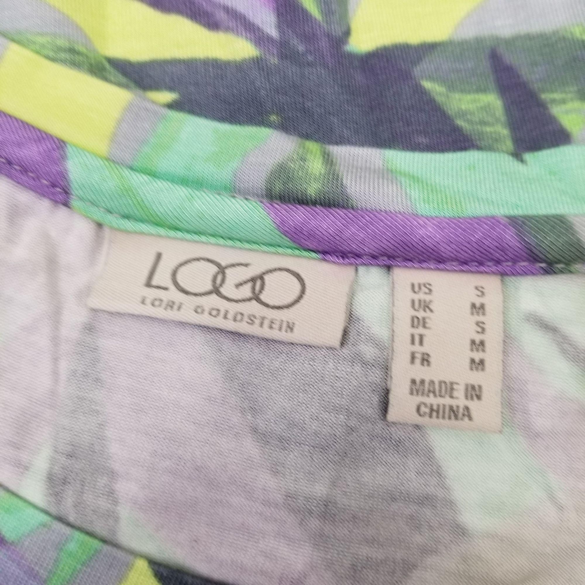 Other LOGO S Sleeveless Top Purple Green Camo Tank Long Tunic Stre Size S / US 4 / IT 40 - 4 Thumbnail