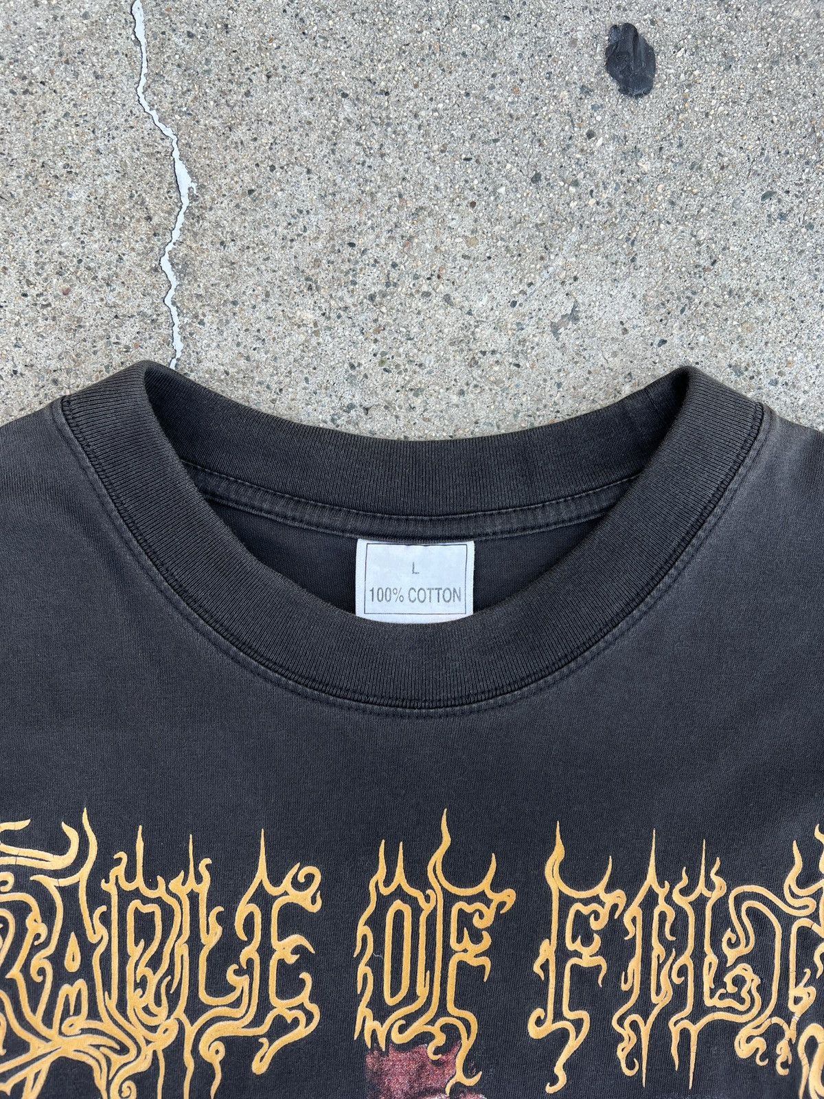 Vintage 1990s Cradle Of Filth Sadomasochist Band Long Sleeve Size US L / EU 52-54 / 3 - 4 Thumbnail