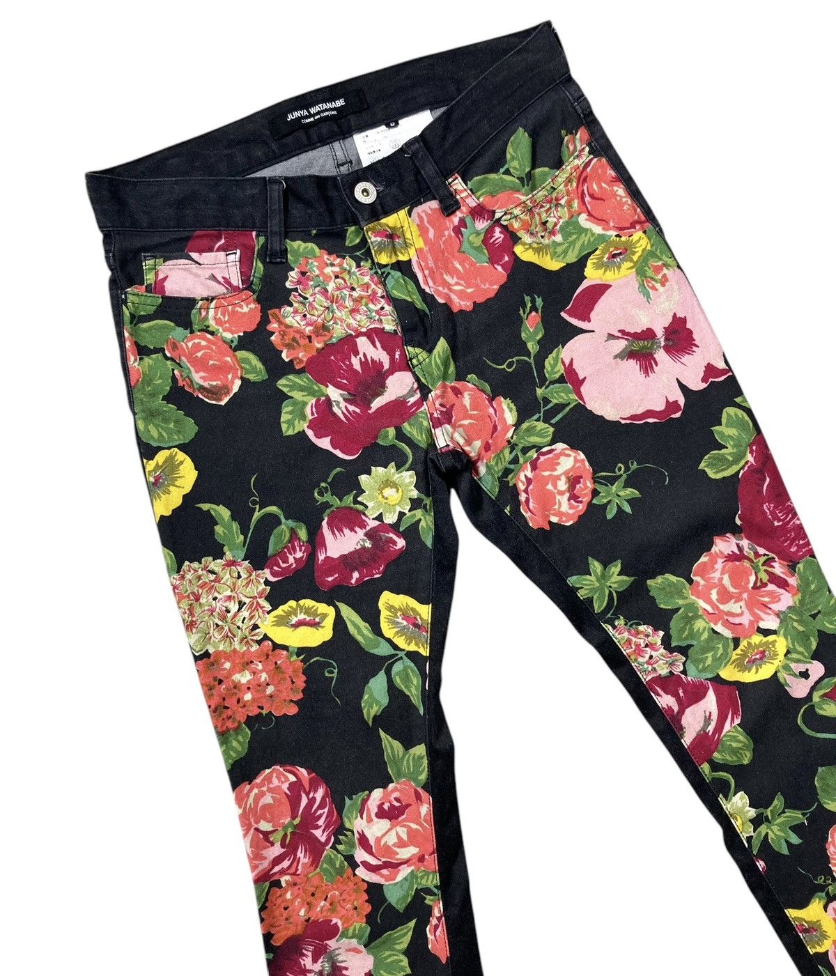 Comme des Garcons × Junya Watanabe AD2018 Runway Junya Watanabe Comme Des Garcons Floral Pant Size 28" / US 6 / IT 42 - 4 Thumbnail
