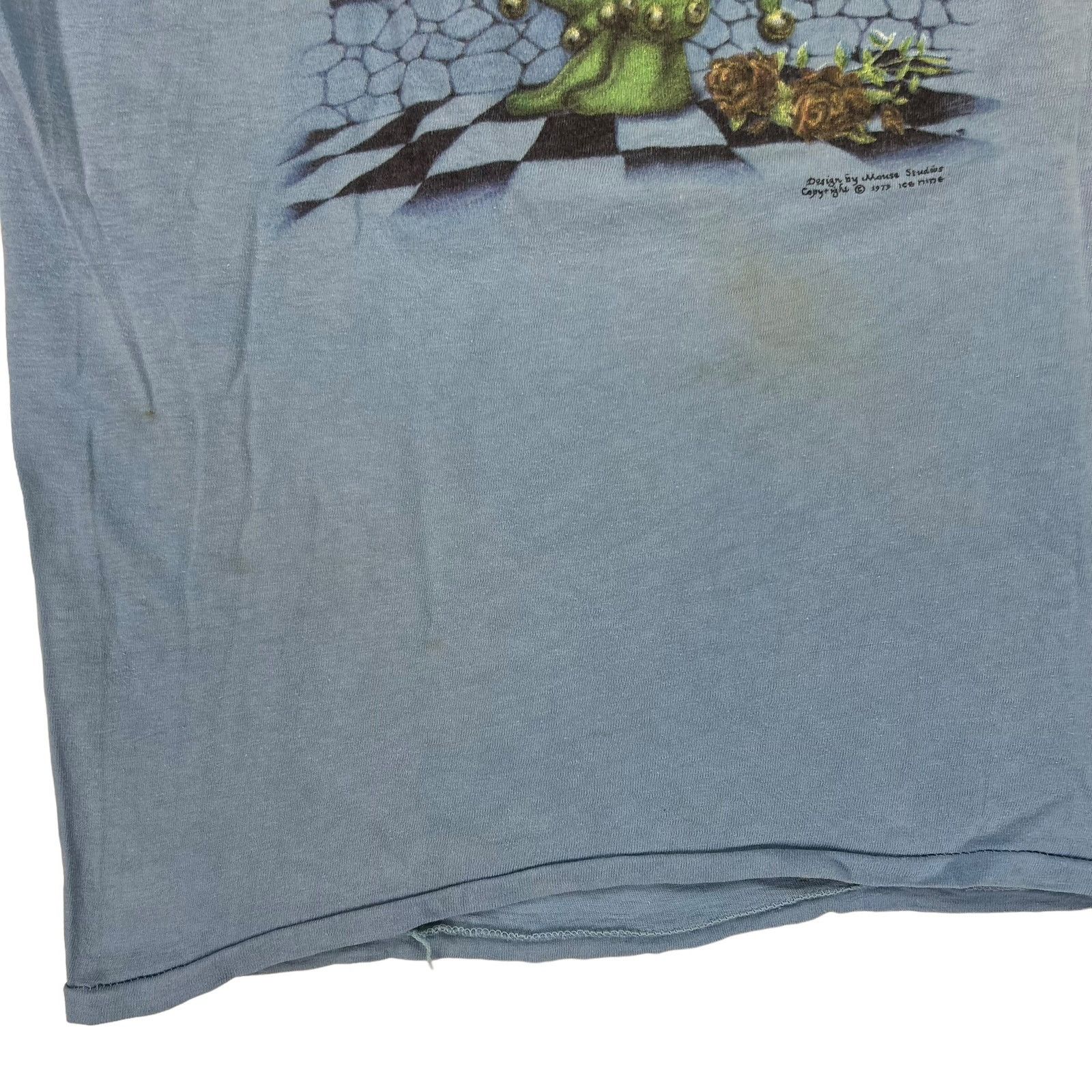 Band Tees × Grateful Dead × Vintage Vintage 1973 Grateful Dead Europe Jester Stanley Mouse tee Size US M / EU 48-50 / 2 - 9 Thumbnail