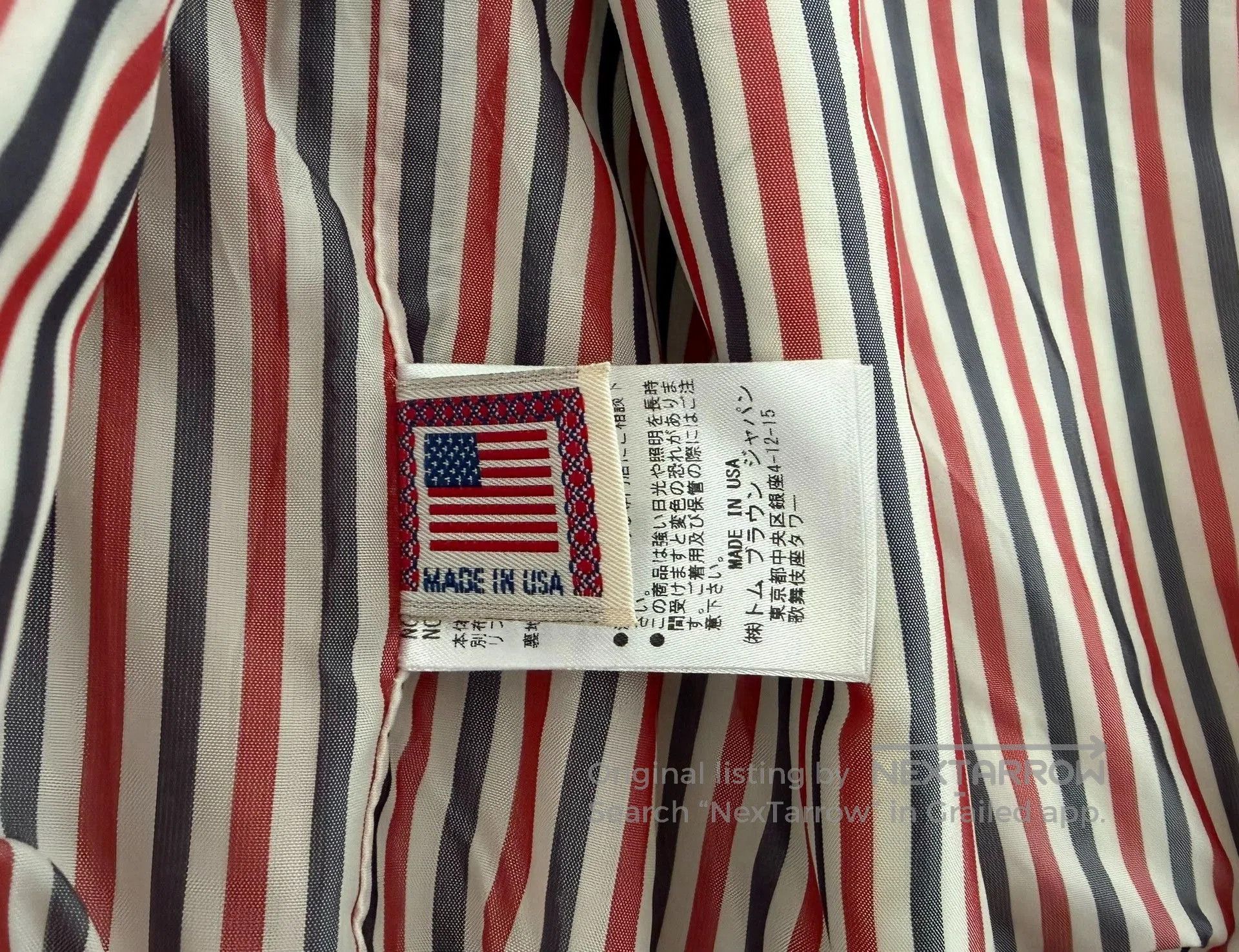 Thom Browne Thom Browne Leather Sleeved Varsity Jacket. Size XS / US 0-2 / IT 36-38 - 4 Thumbnail