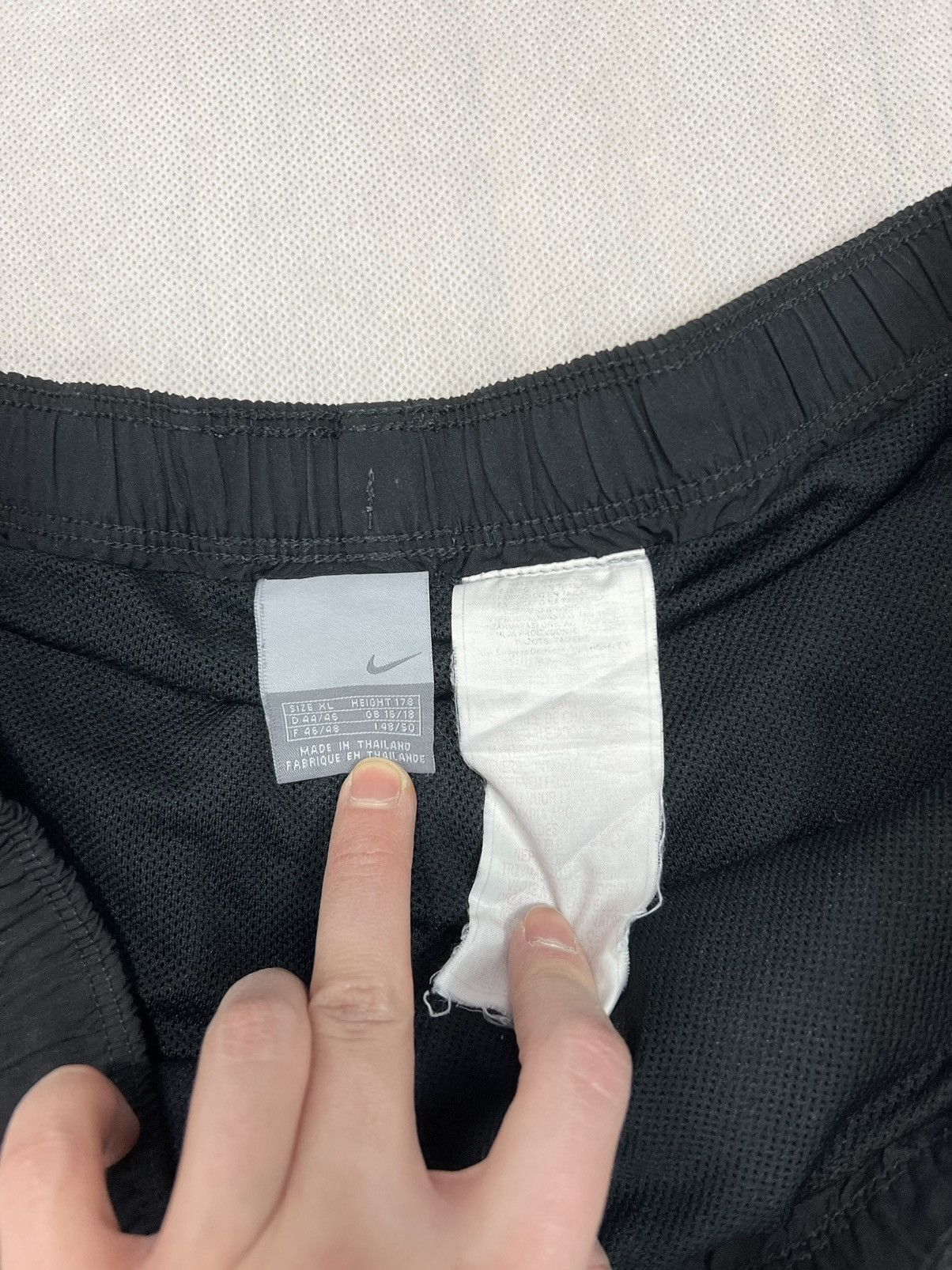 Nike × Vintage Baggy Pants Nike small logo vintage y2k 00's black Size US 32 / EU 48 - 3 Thumbnail
