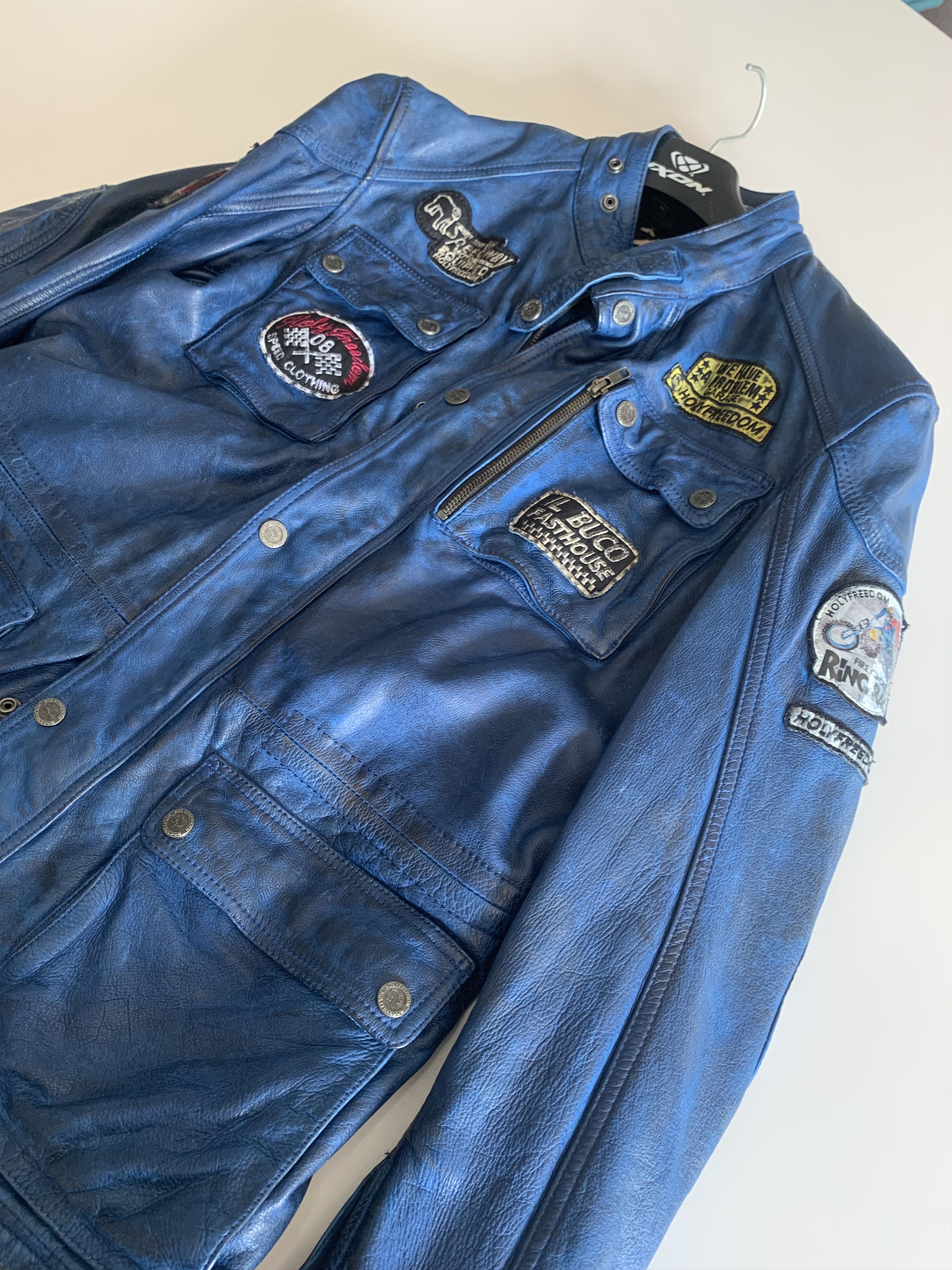 Other Holyfreedom Cafe Racer Leather Jacket Size US M / EU 48-50 / 2 - 6 Thumbnail