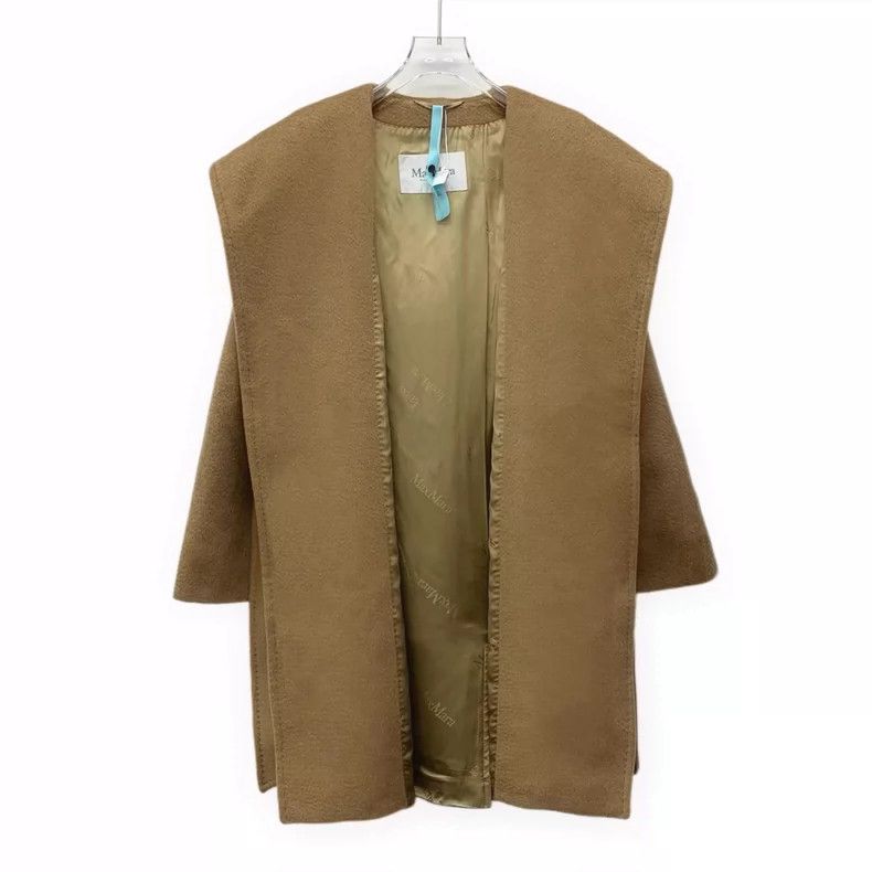 Max Mara Max Mara Camel Camel Fleece Hooded Belted Long Sleeve Coat Size S / US 4 / IT 40 - 1 Thumbnail
