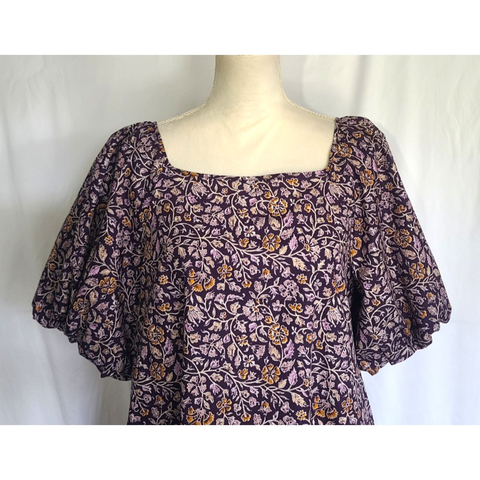 Anthropologie New Anthropologie Porridge Purple Elke Ditsy Swing Dress Med Size M / US 6-8 / IT 42-44 - 5 Thumbnail