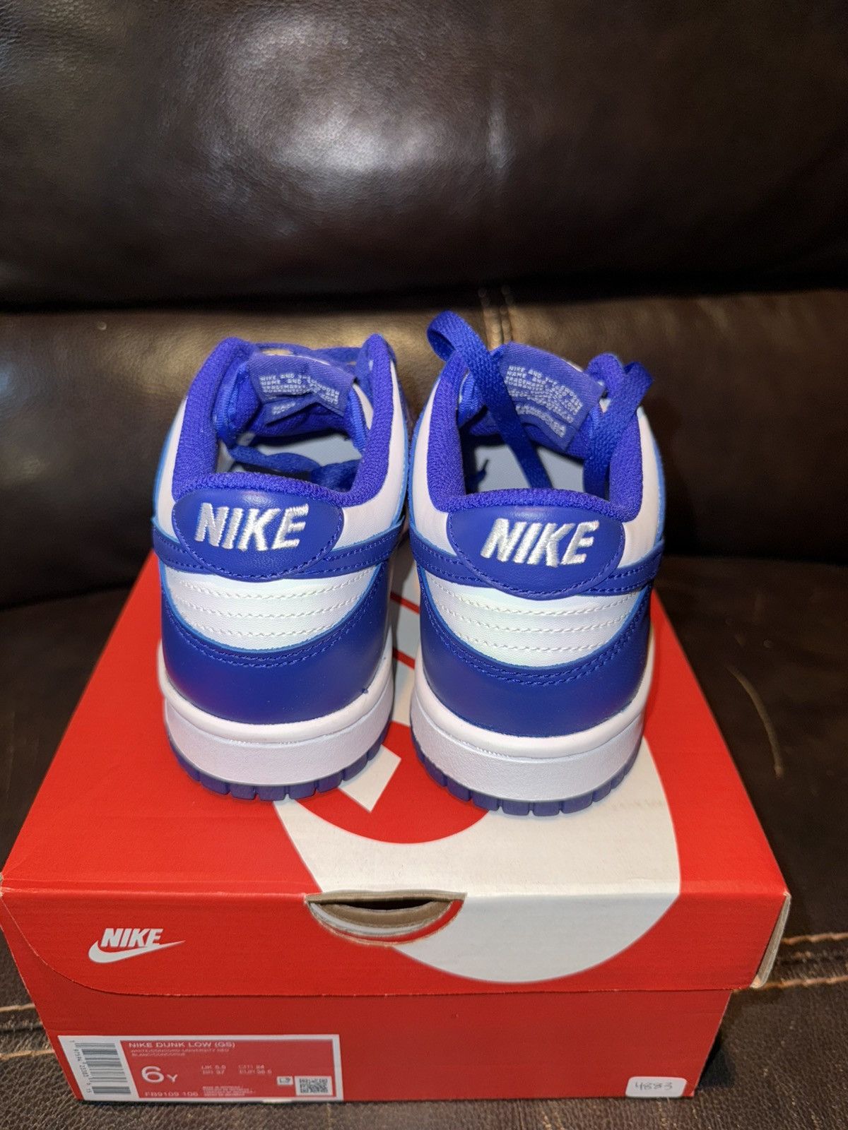 Nike Nike Dunk Low Concord (GS) FB9109-106 size 6Y Brand New Size US 6 / EU 39 - 4 Thumbnail