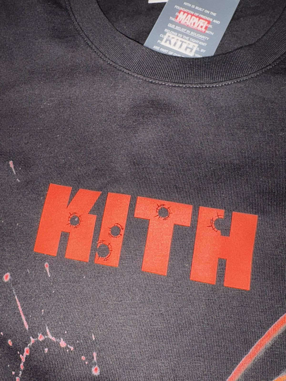 Kith × Marvel Comics KITH MARVEL DEADPOOL VINTAGE TEE - BLACK Size US M / EU 48-50 / 2 - 3 Thumbnail
