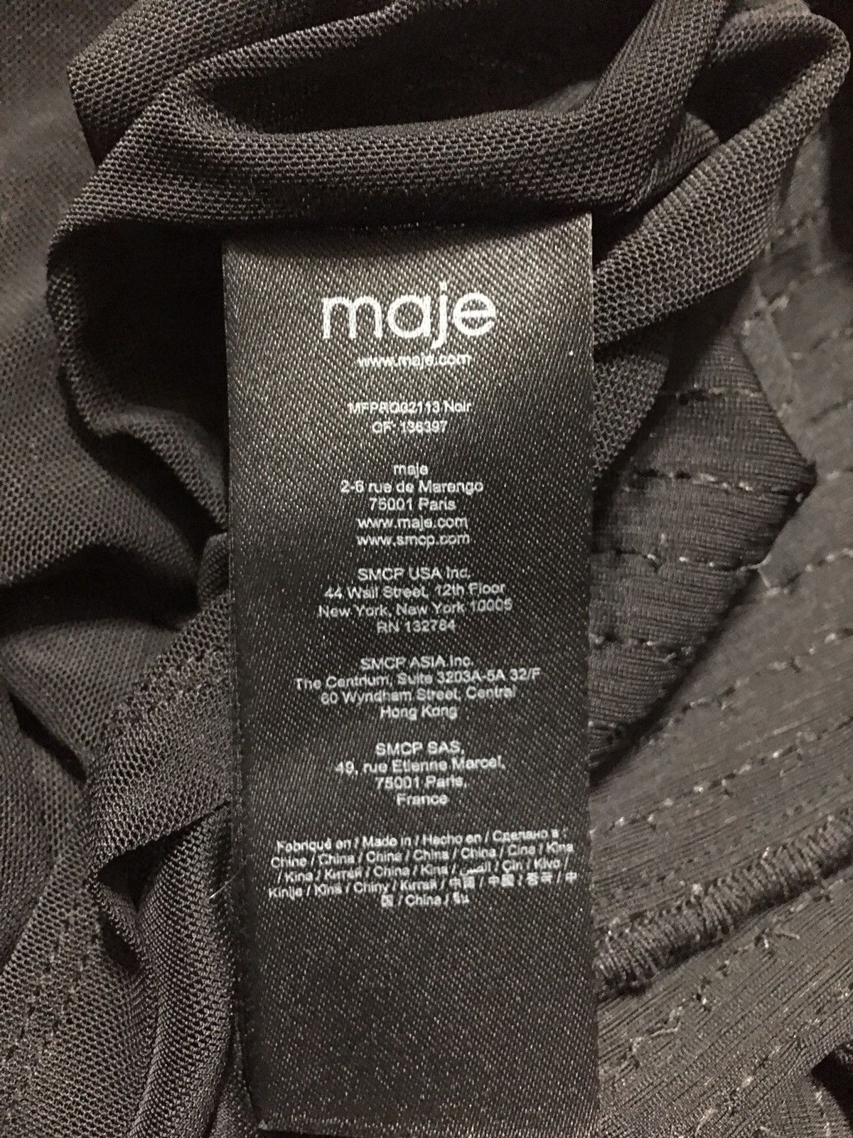Maje MAJE NWT Black Sequin Velvet Short Dress Size EU 38 Size S / US 4 / IT 40 - 11 Thumbnail