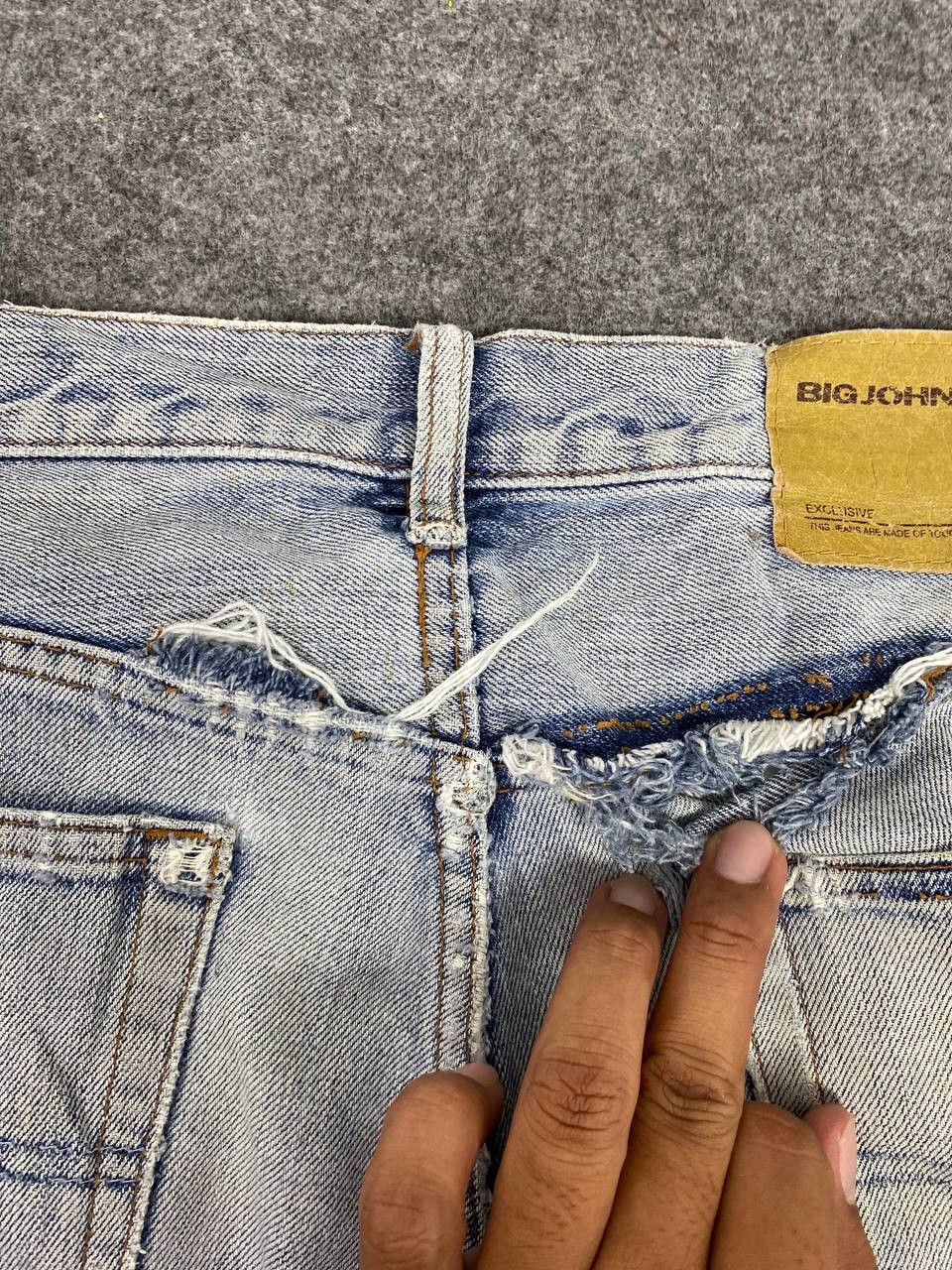 Big John vintage big john exclusive distressed denim Size US 34 / EU 50 - 5 Thumbnail