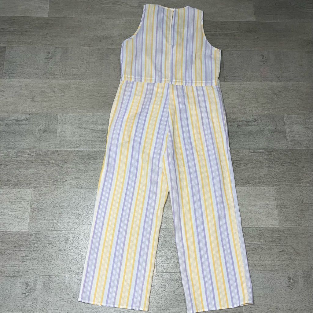 Drew House DREW x Anthropologie, Cole Jumpsuit Striped Sleeveless Wide Size 26" / US 2 / IT 38 - 13 Thumbnail