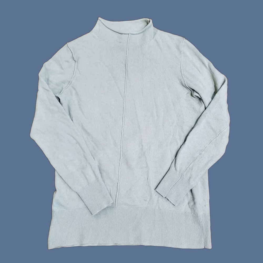 Banana Republic Banana Republic Sweater Gray Longsleeve Mock Neck XS Women Pullover Italian Wool Cashmere Blend Knit Vintage No (adjust if needed) Size XS / US 0-2 / IT 36-38 - 1 Thumbnail