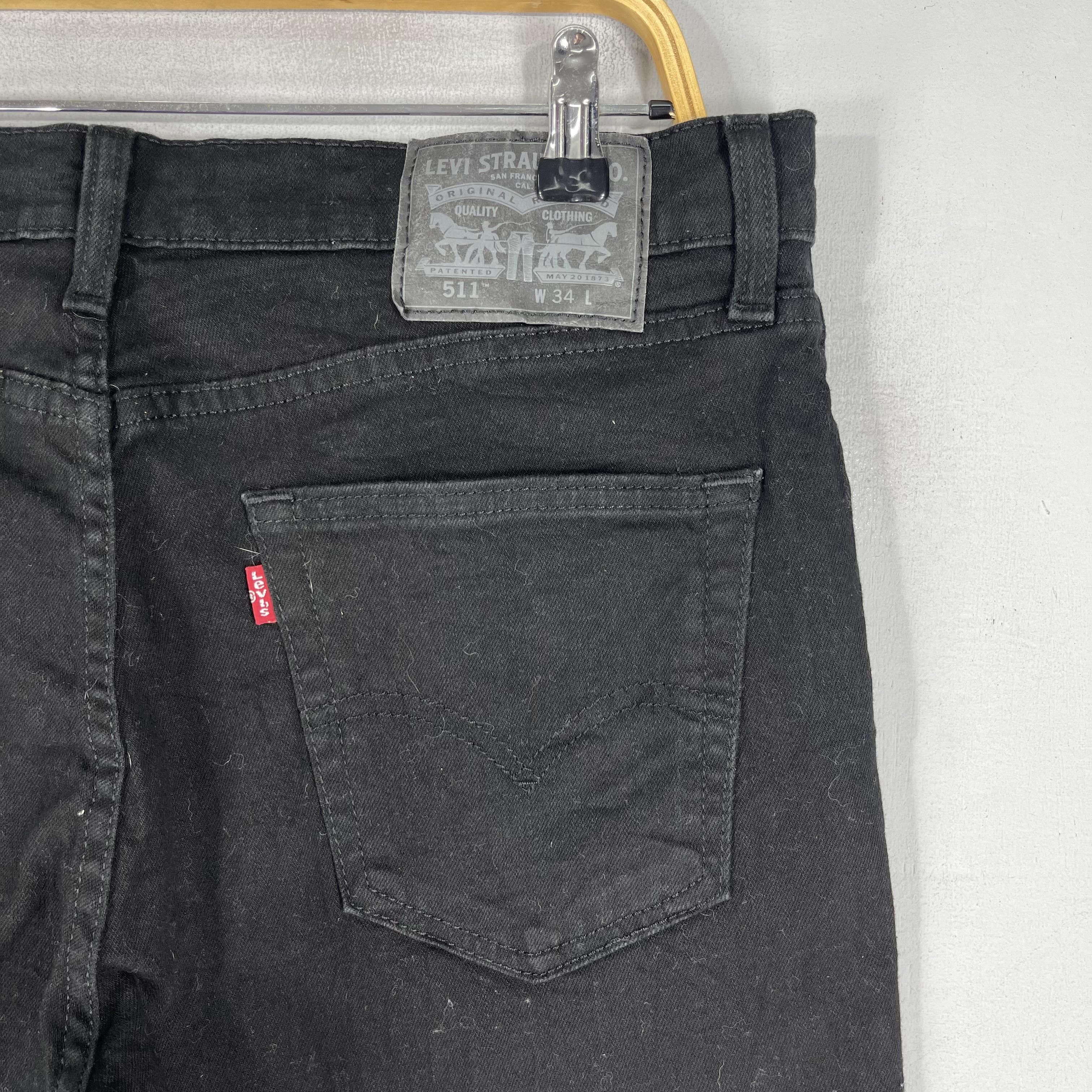 Levi's × Vintage Size 34 Vintage Levis 511 Slim Fit Frayed Hem Shorts Jeans Size US 34 / EU 50 - 9 Thumbnail