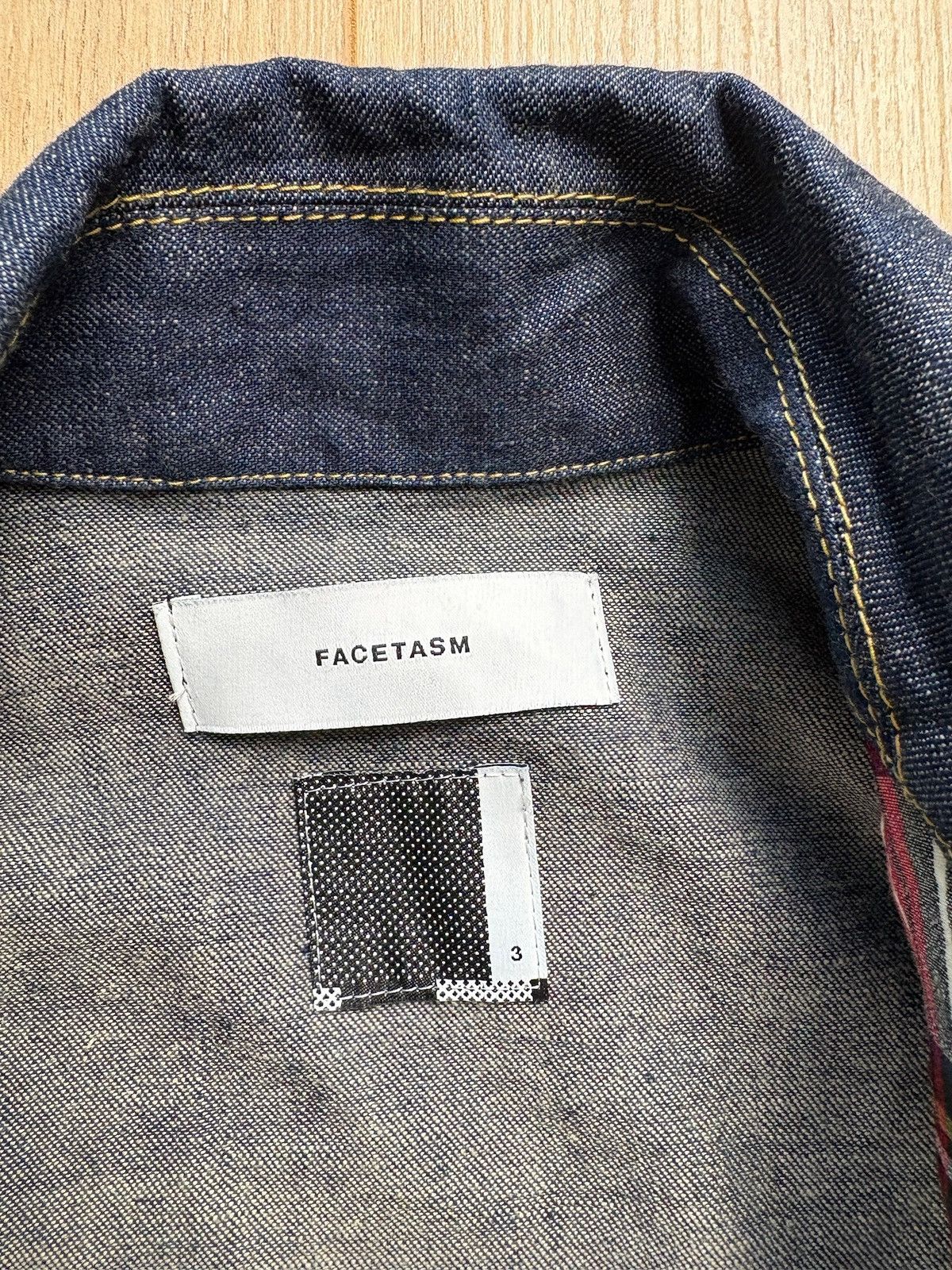 Facetasm Facetasm Denim Layered Long Coat Size US L / EU 52-54 / 3 - 5 Thumbnail