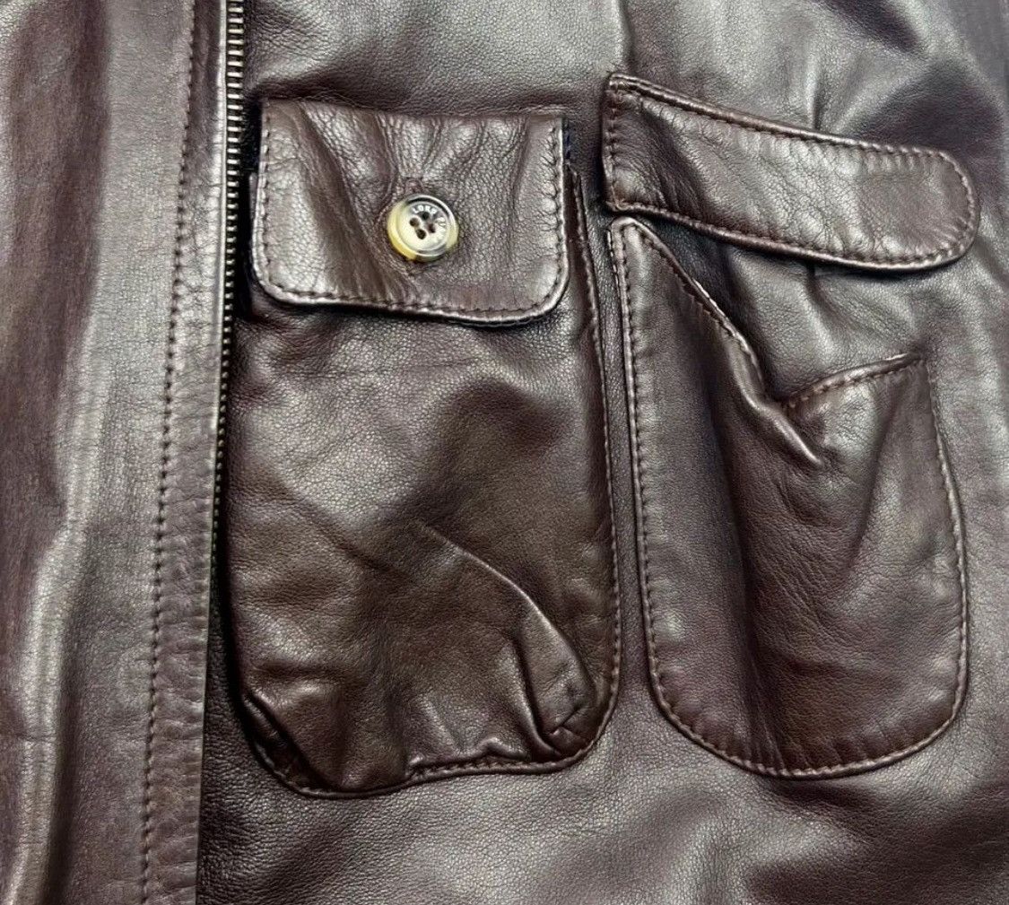 Loro Piana Loro Piana Leather Biker Jacket Size US XXL / EU 58 / 5 - 3 Thumbnail