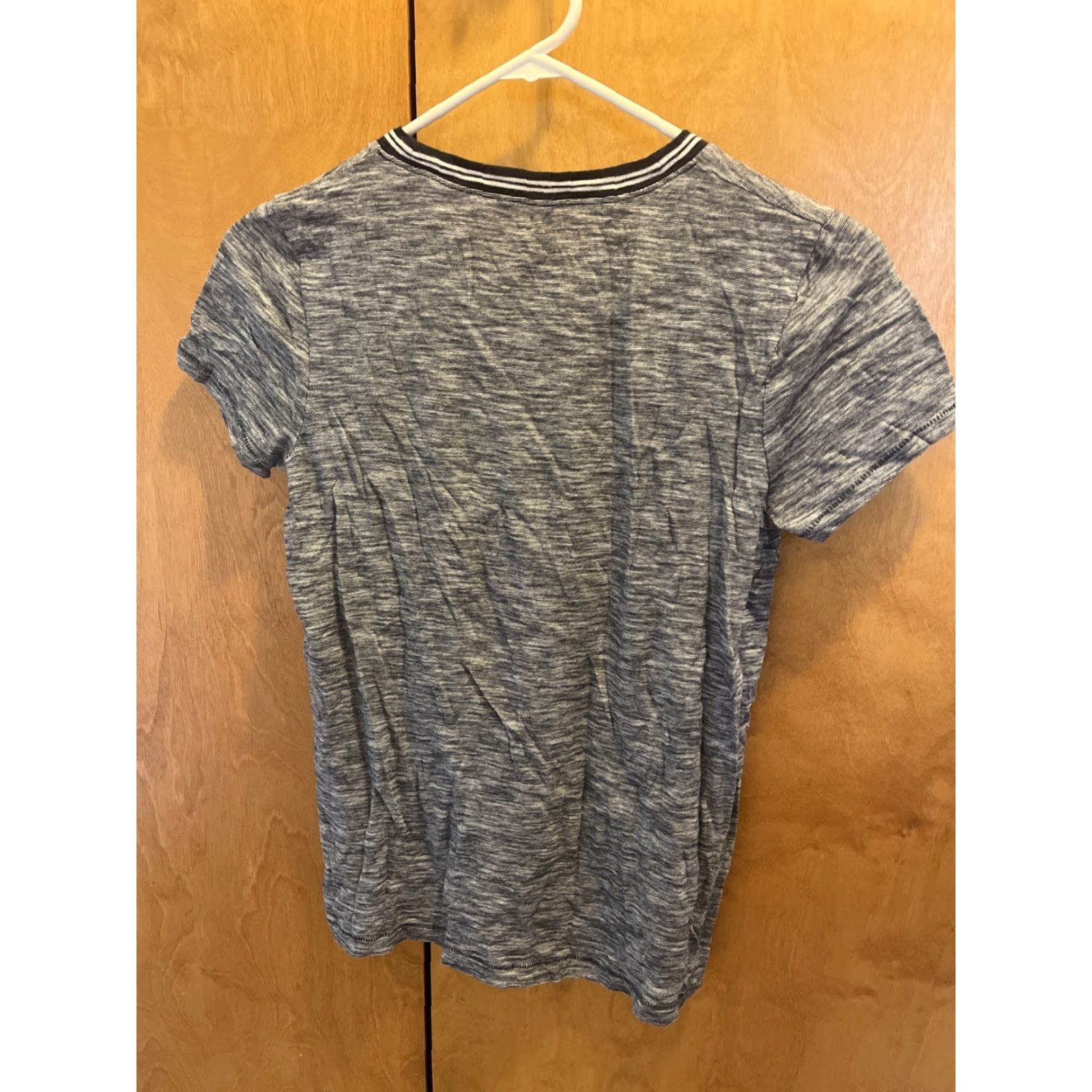 Madewell VINTAGE Madewell Women's T-Shirt Shirt XS Short Sleeve Navy Blue Striped Collared Spring Summer Fall Women Size XS / US 0-2 / IT 36-38 - 4 Thumbnail
