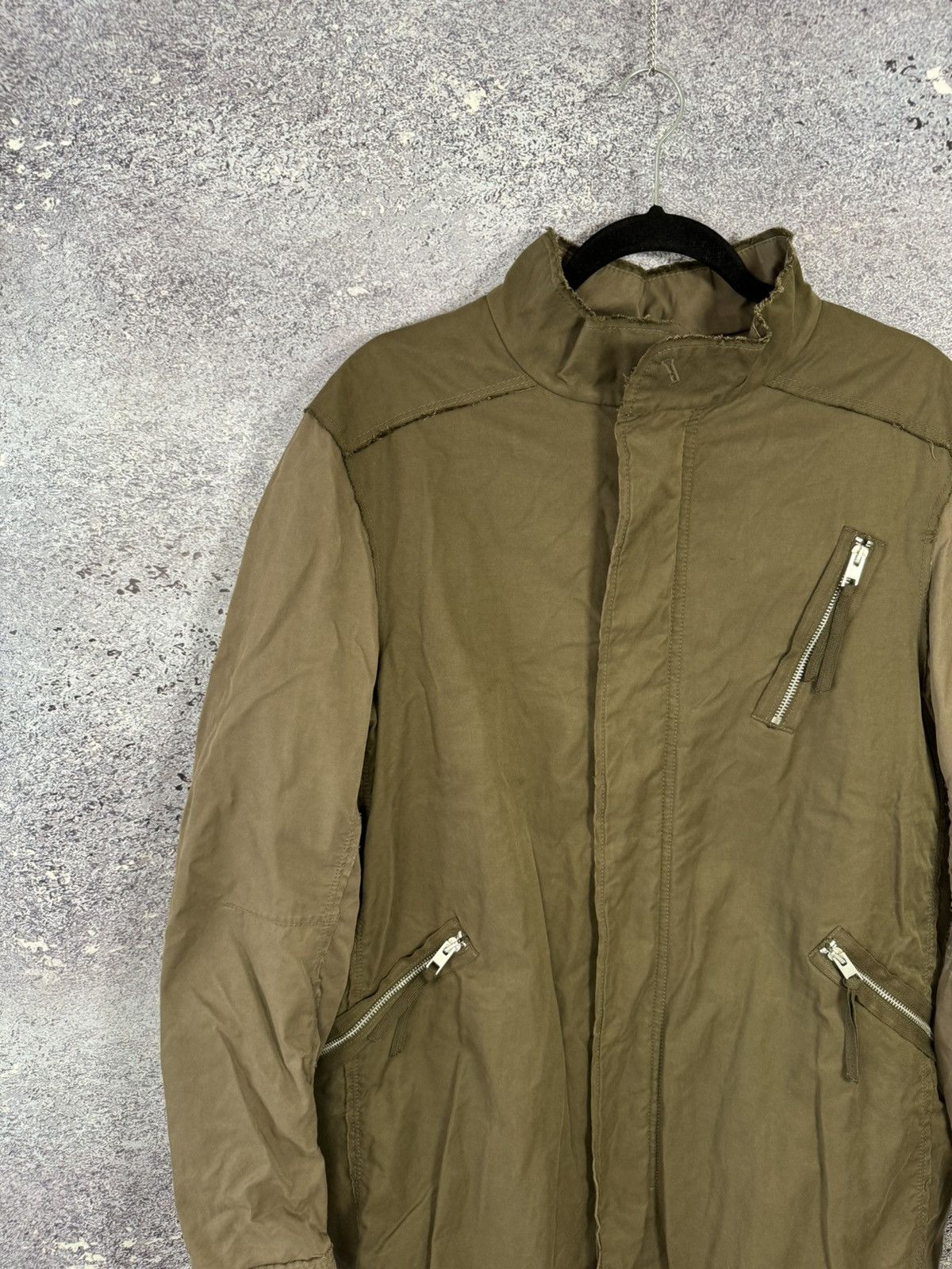 Allsaints All Saints Green Utility LOGAN Jacket/Parka Japanese Cloth M Size US M / EU 48-50 / 2 - 2 Thumbnail