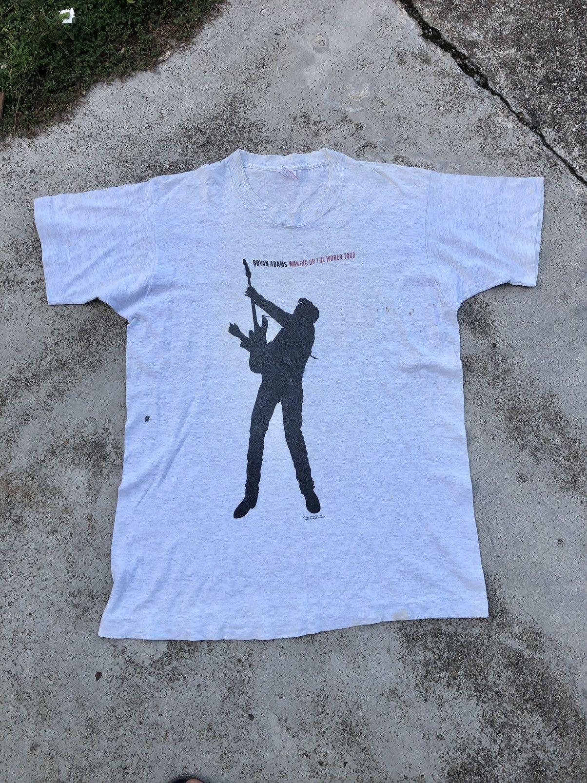 Band Tees × Vintage VINTAGE 1991 BRYAN ADAM WORLD TOUR TEE Size US L / EU 52-54 / 3 - 1 Thumbnail