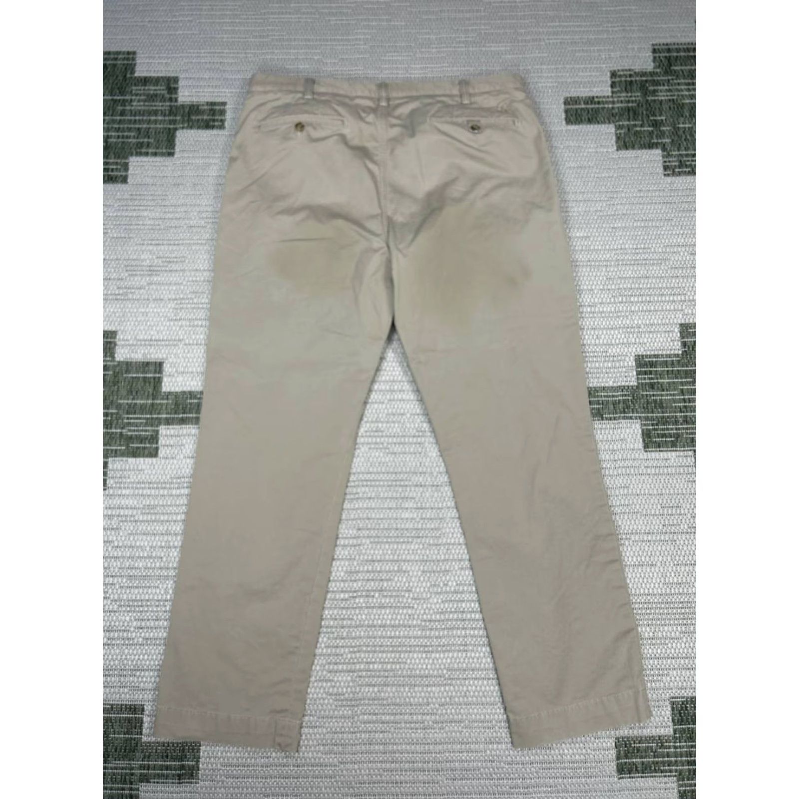 Polo Ralph Lauren Polo Ralph Lauren Chino Pants Men 36x30 Beige Cotton Stretch Straight Fit Formal Shirt? Size US M / EU 48-50 / 2 - 2 Thumbnail