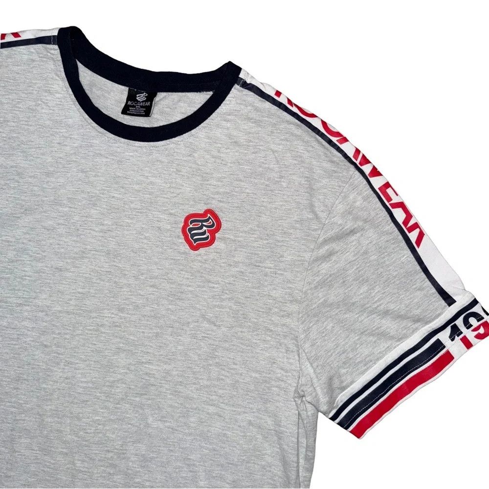 Rocawear Rocawear Gray Y2K Short Sleeve Logo T-Shirt Size US XXL / EU 58 / 5 - 1 Thumbnail