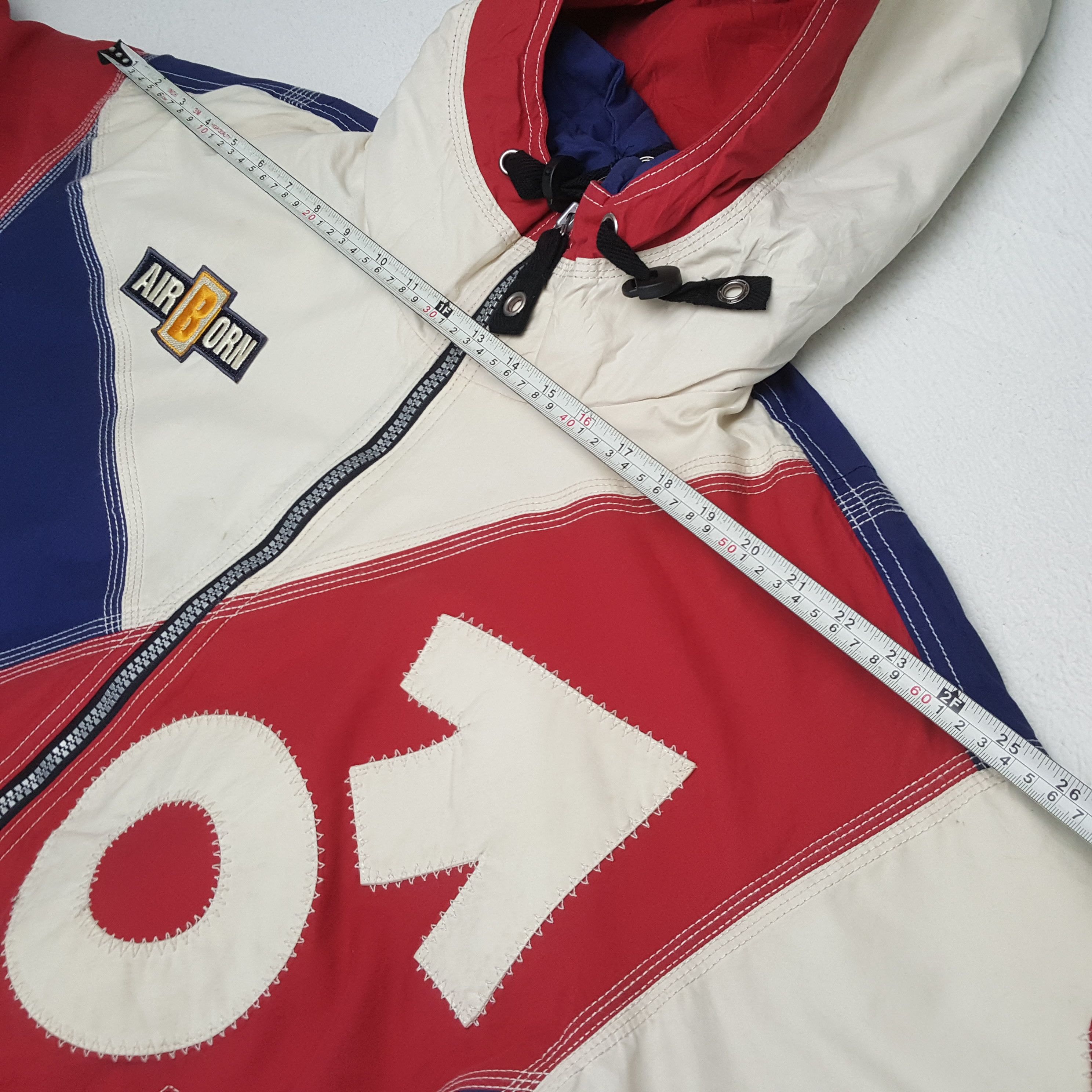 Japanese Brand × Vintage AIR BORN Rare Design Jacket Streetwear Size US XL / EU 56 / 4 - 5 Thumbnail