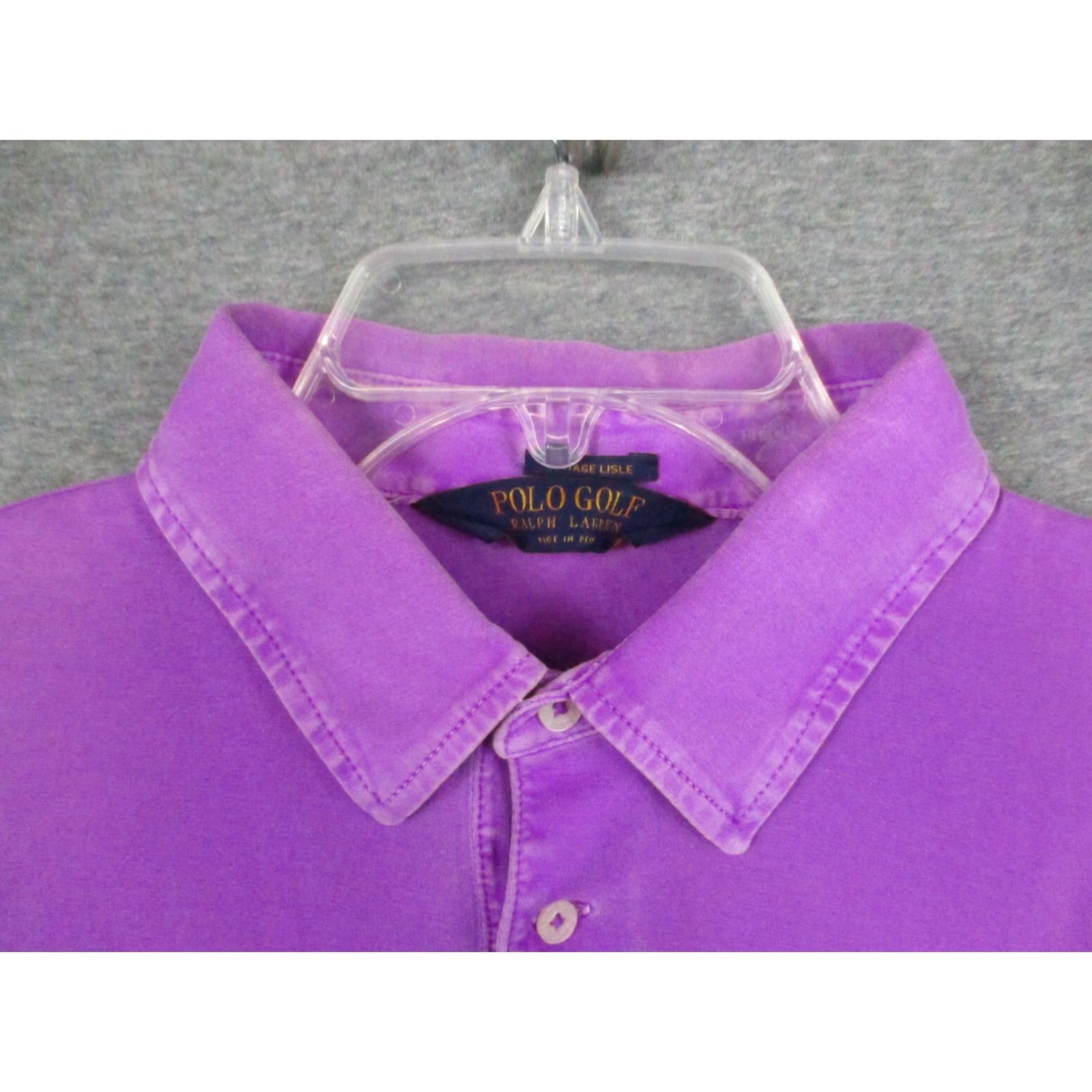 Polo Ralph Lauren Polo Ralph Lauren Shirt Polo Golf Mens XL Purple Vintage Lisle Pima 2015 US Open Size US XL / EU 56 / 4 - 4 Thumbnail