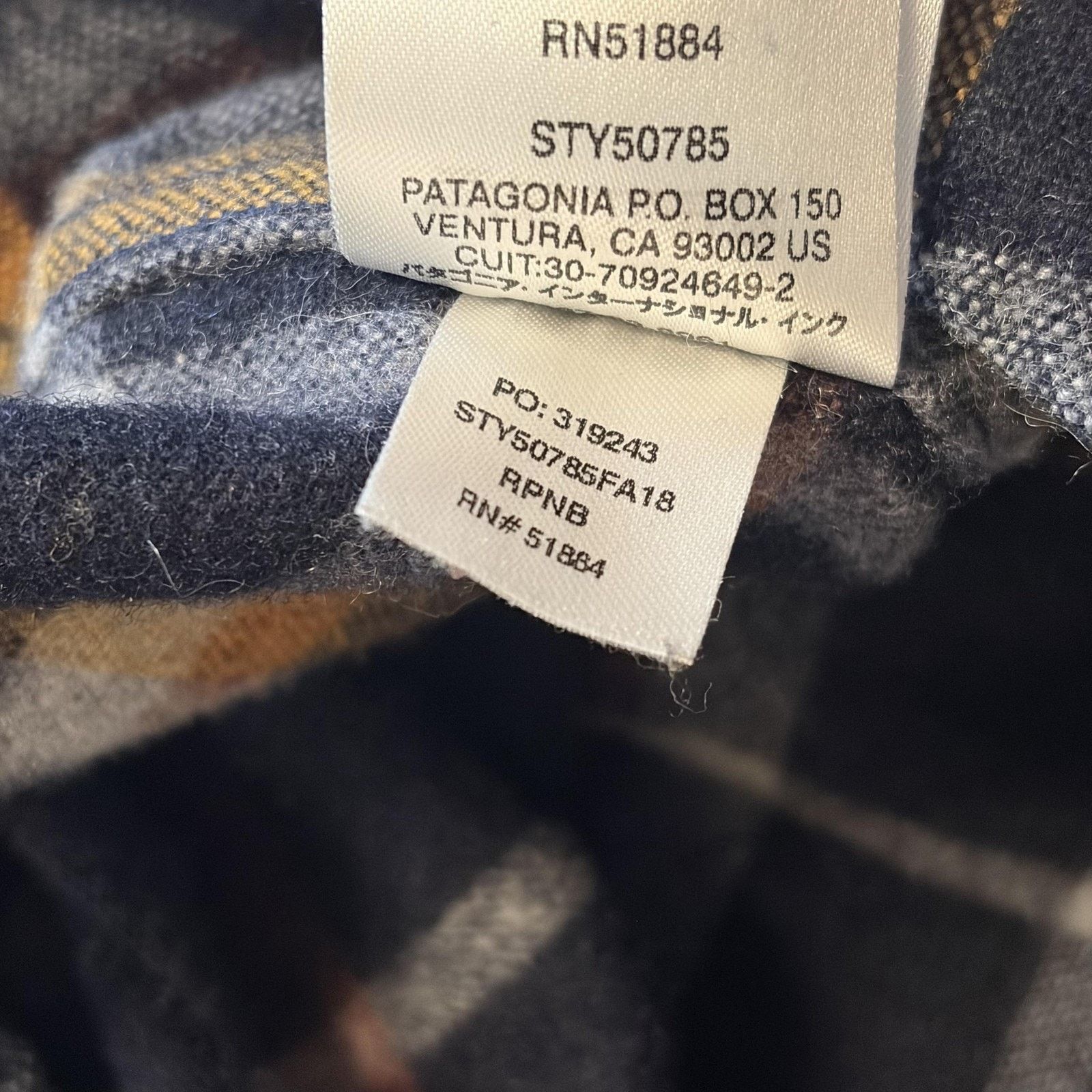 Patagonia Patagonia Recycled Wool Flannel Shirt Mens XL STY50785 Size US XL / EU 56 / 4 - 8 Thumbnail